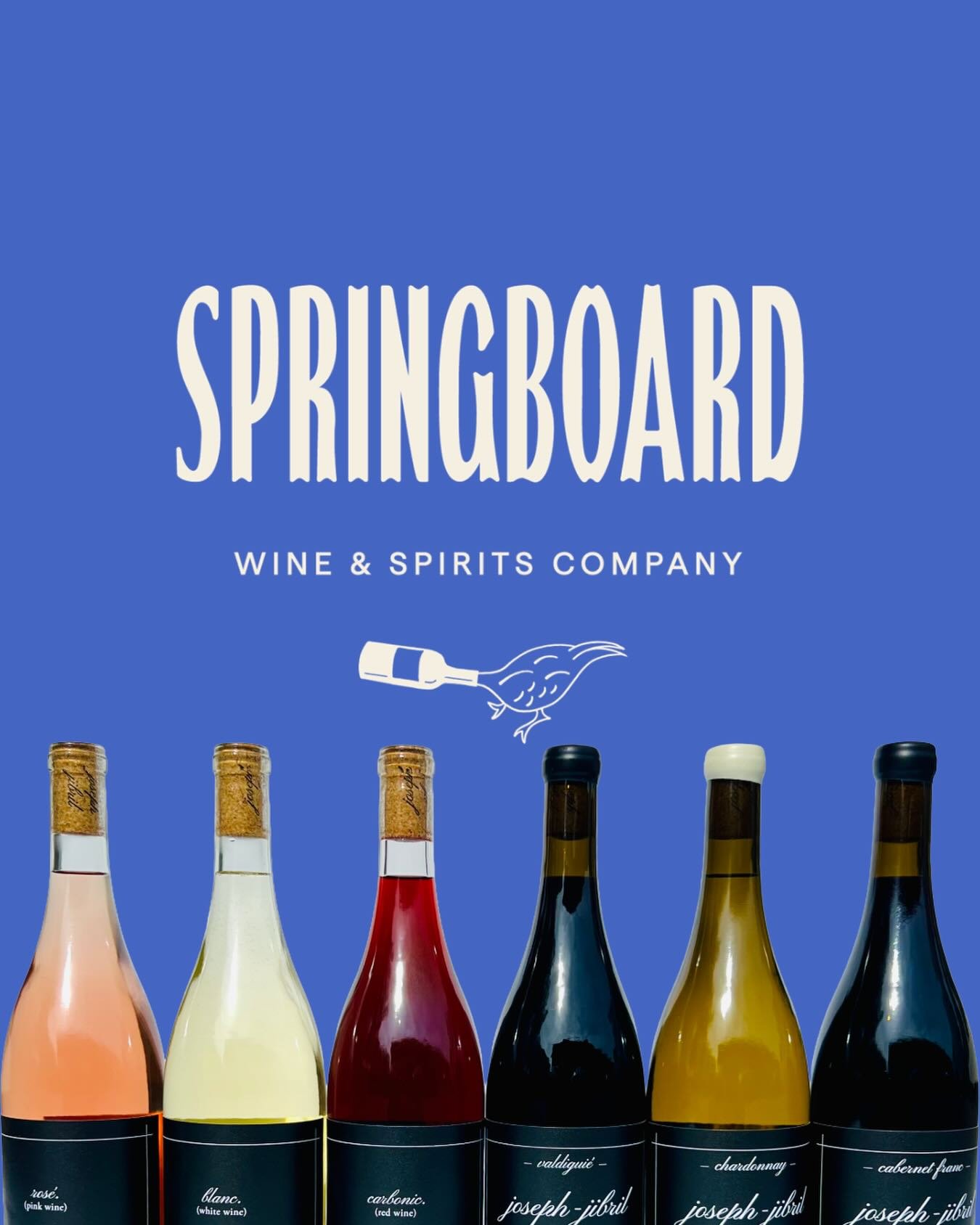 We are thrilled to announce our partnership with @springboardwine in California! Their knowledge, experience, and guidance will help launch us to further success in the market. So excited to be working with such an amazing team! 

If you&rsquo;d like