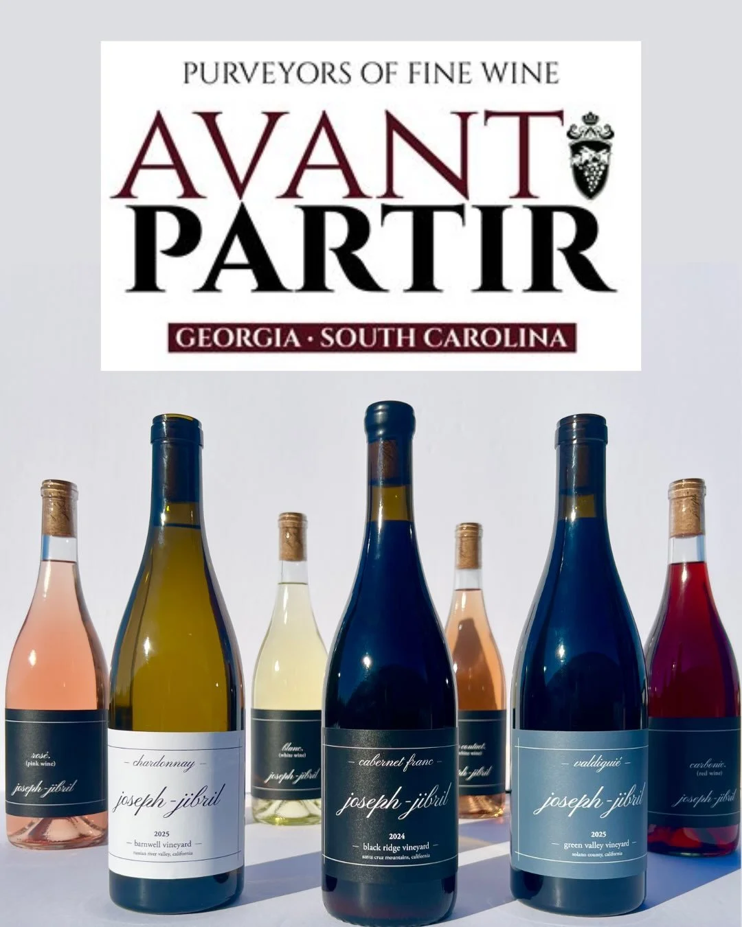 We are thrilled to announce our partnership with @avantpartirwine in South Carolina (with Georgia coming soon!) . Their experience and expertise make them the perfect team to help us continue growing in South Carolina, where we are very excited to be