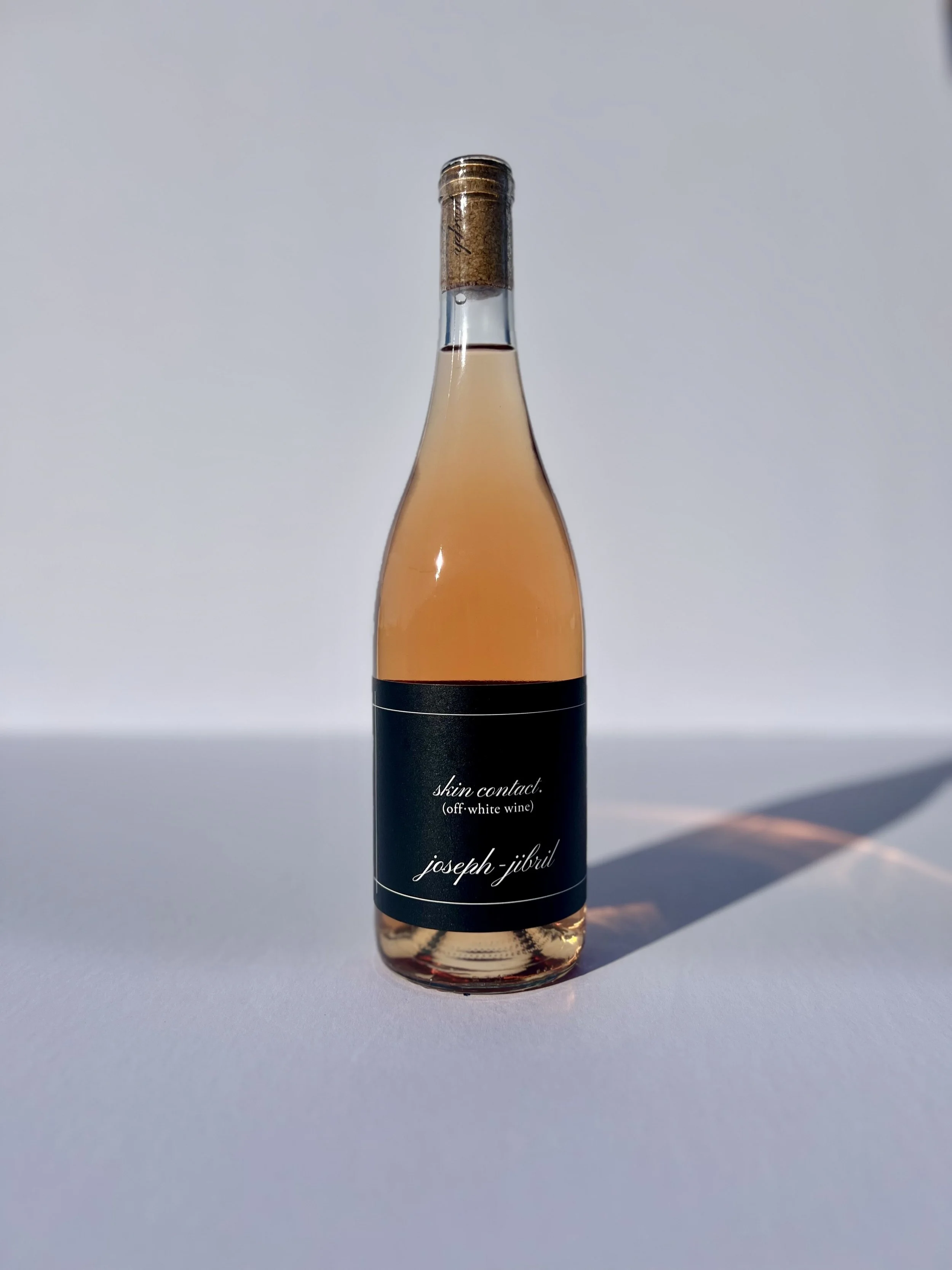 2025 skin contact. (off-white wine)