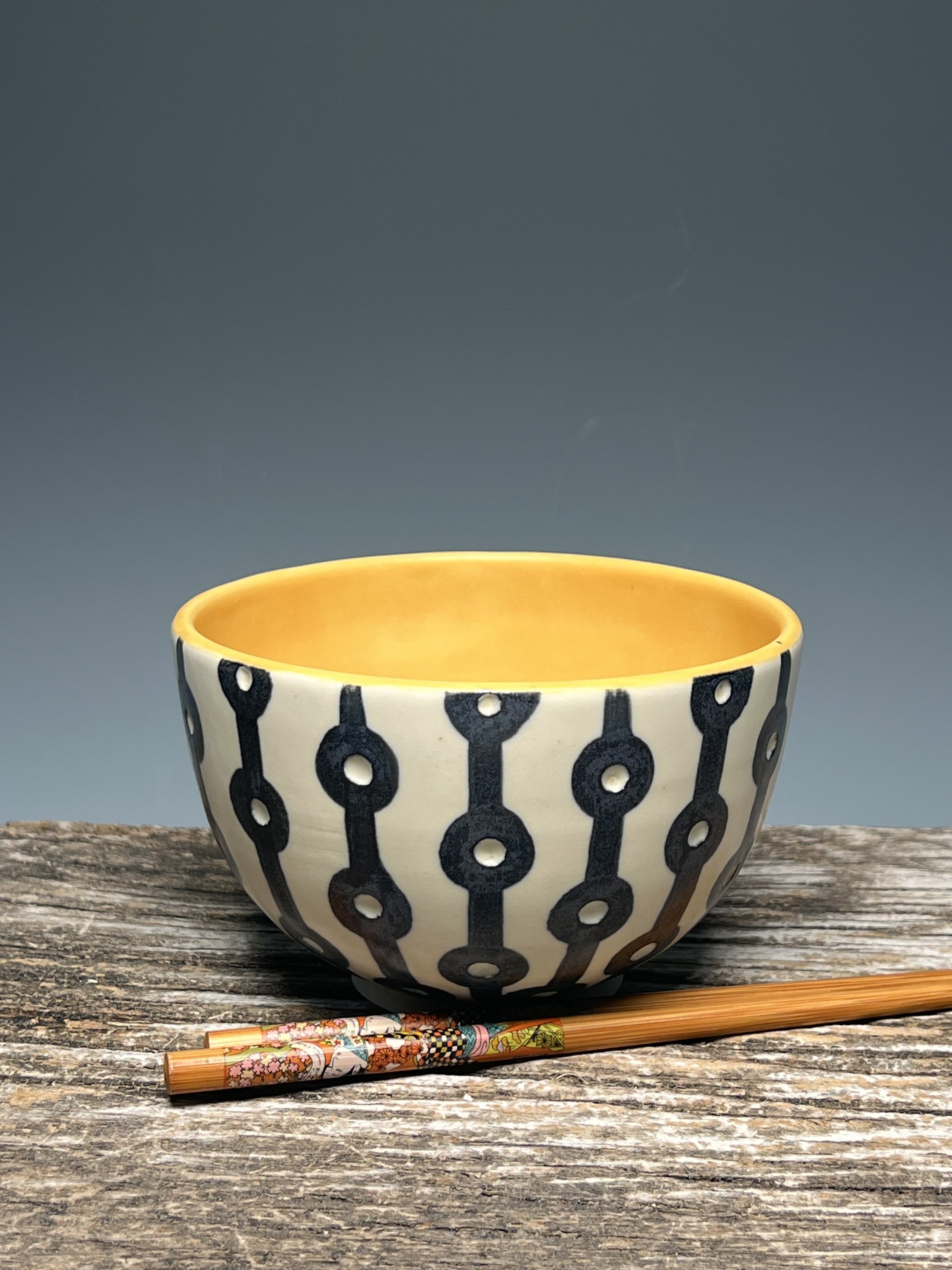 Black + Yellow Bowl 3