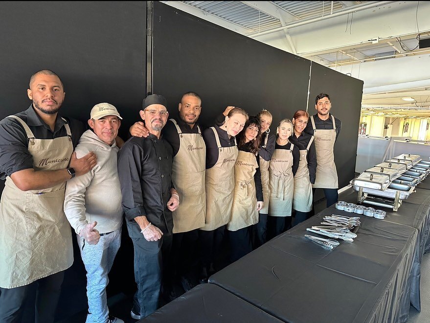 A shoutout to our Monterone team, the people we couldn&rsquo;t do this without. We appreciate each and everyone of you, thank you for being part of the Monterone family #monterone #catering #monteronecatering