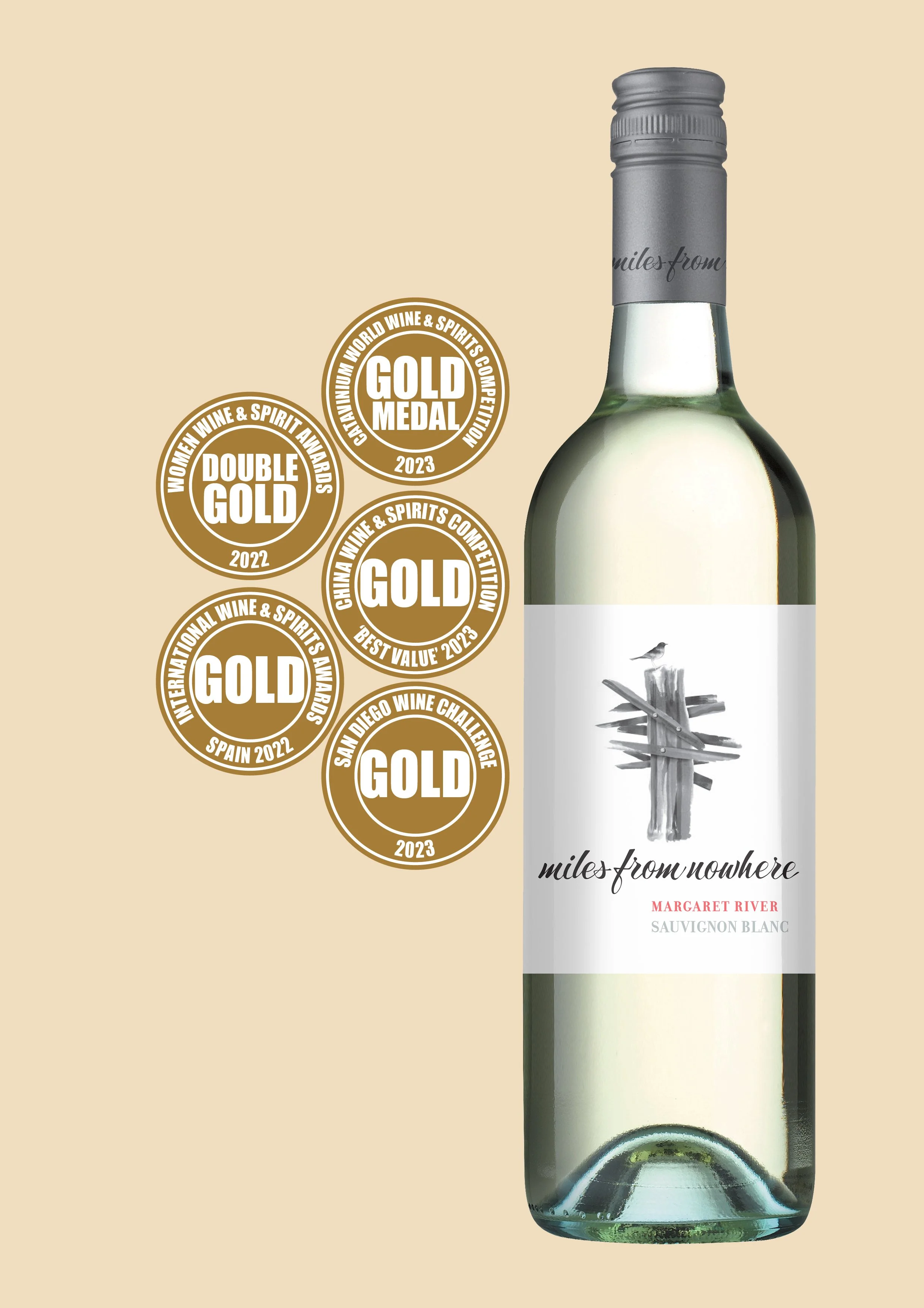Miles From Nowhere - Sauvignon Blanc 2022 - Margaret River Wine by Tate Wine