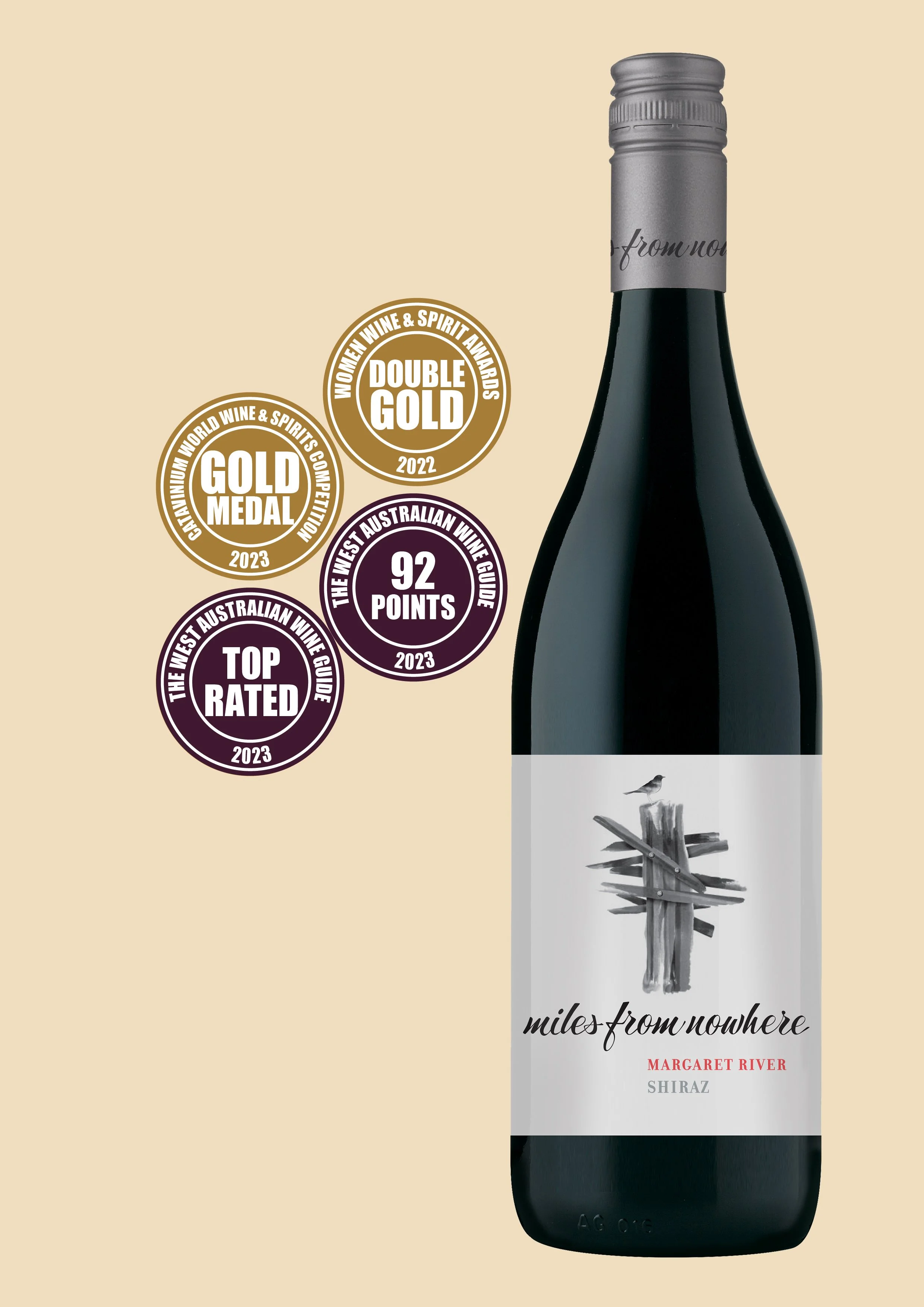 Miles From Nowhere - Shiraz 2021 - Margaret River Wine by Tate Wine