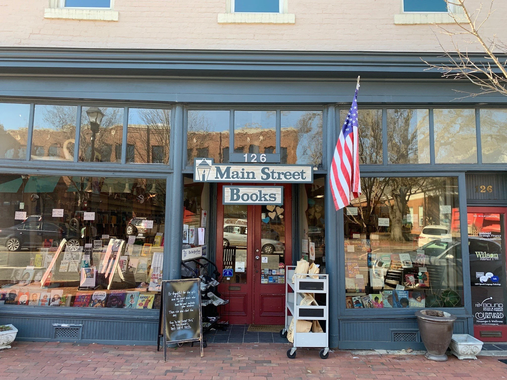 Author Talk: Main Street Books, Davidson, North Carolina