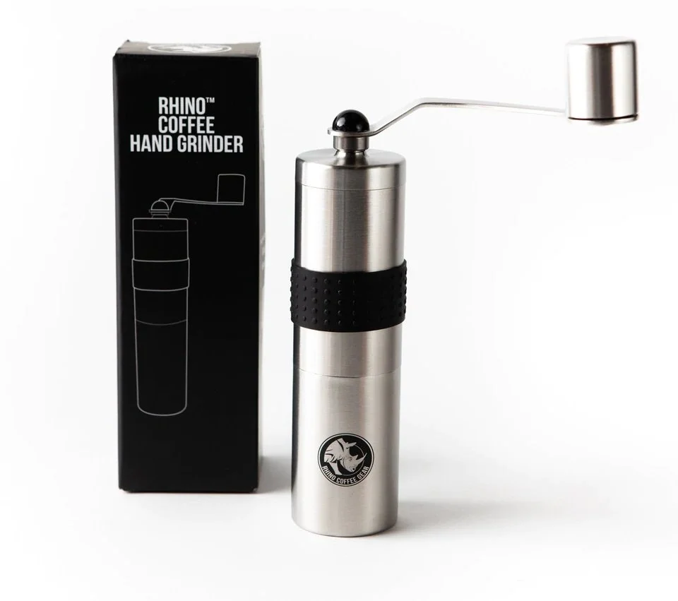 TIAMO STAINLESS HAND GRINDER — Espresso Works Australia