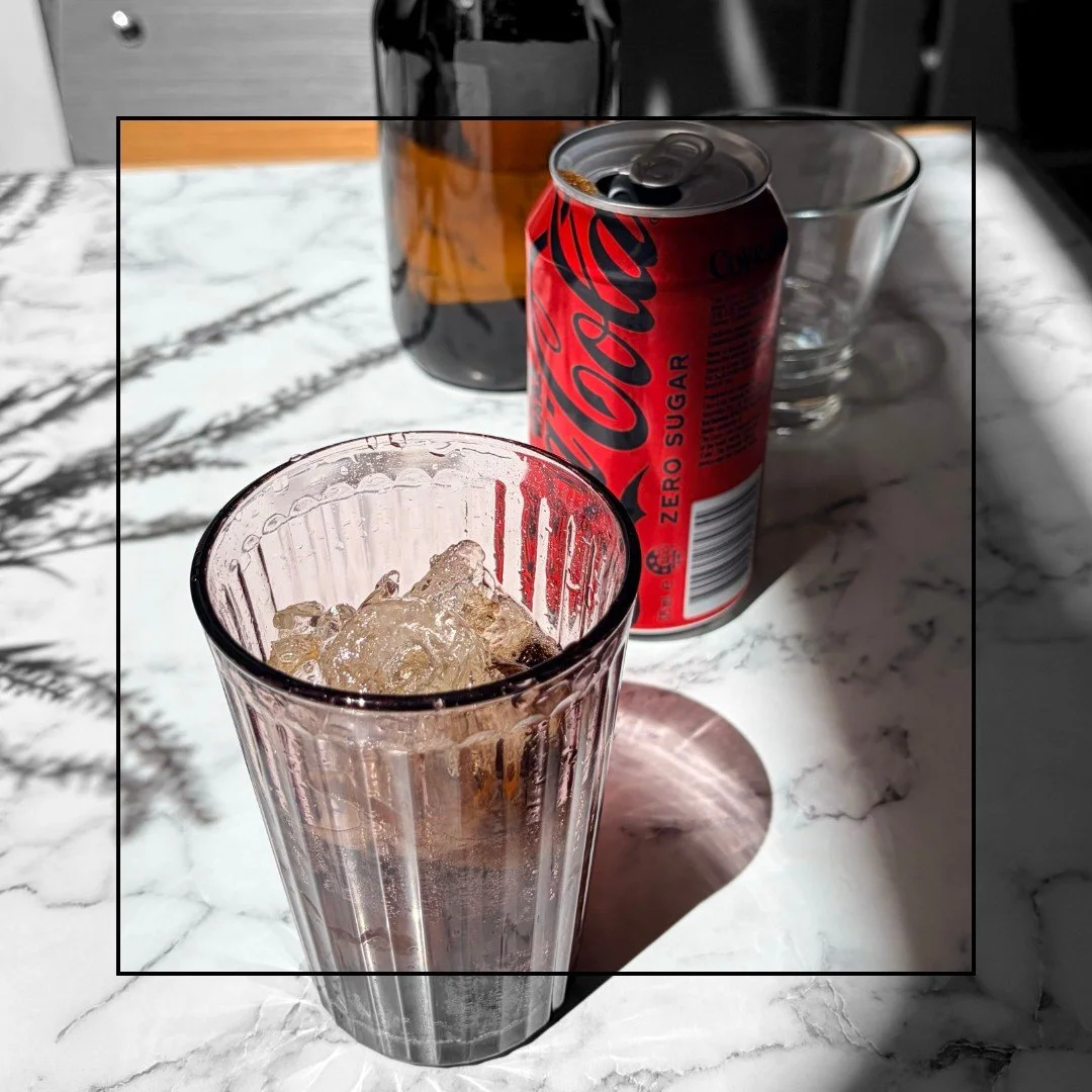 Composition with Coke can