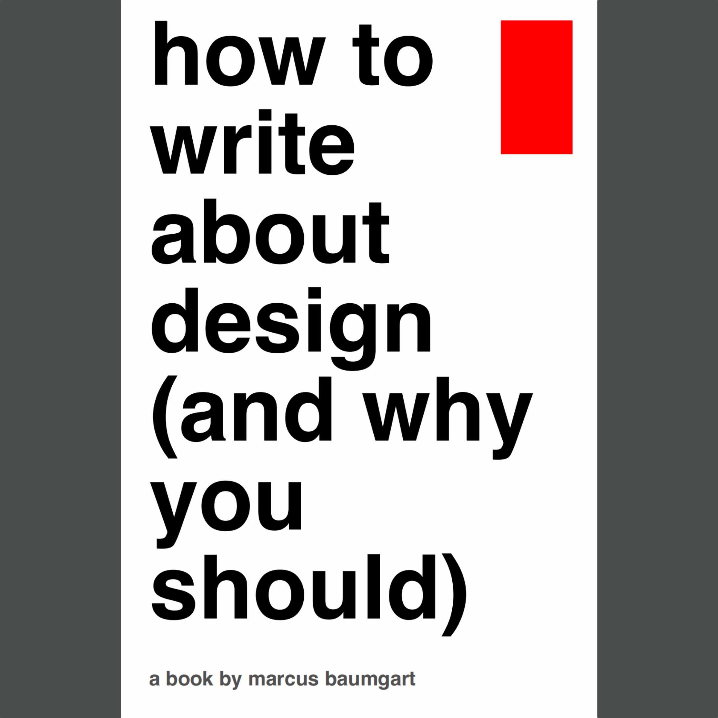 The book is published! Get it at link in bio. #writingdesign