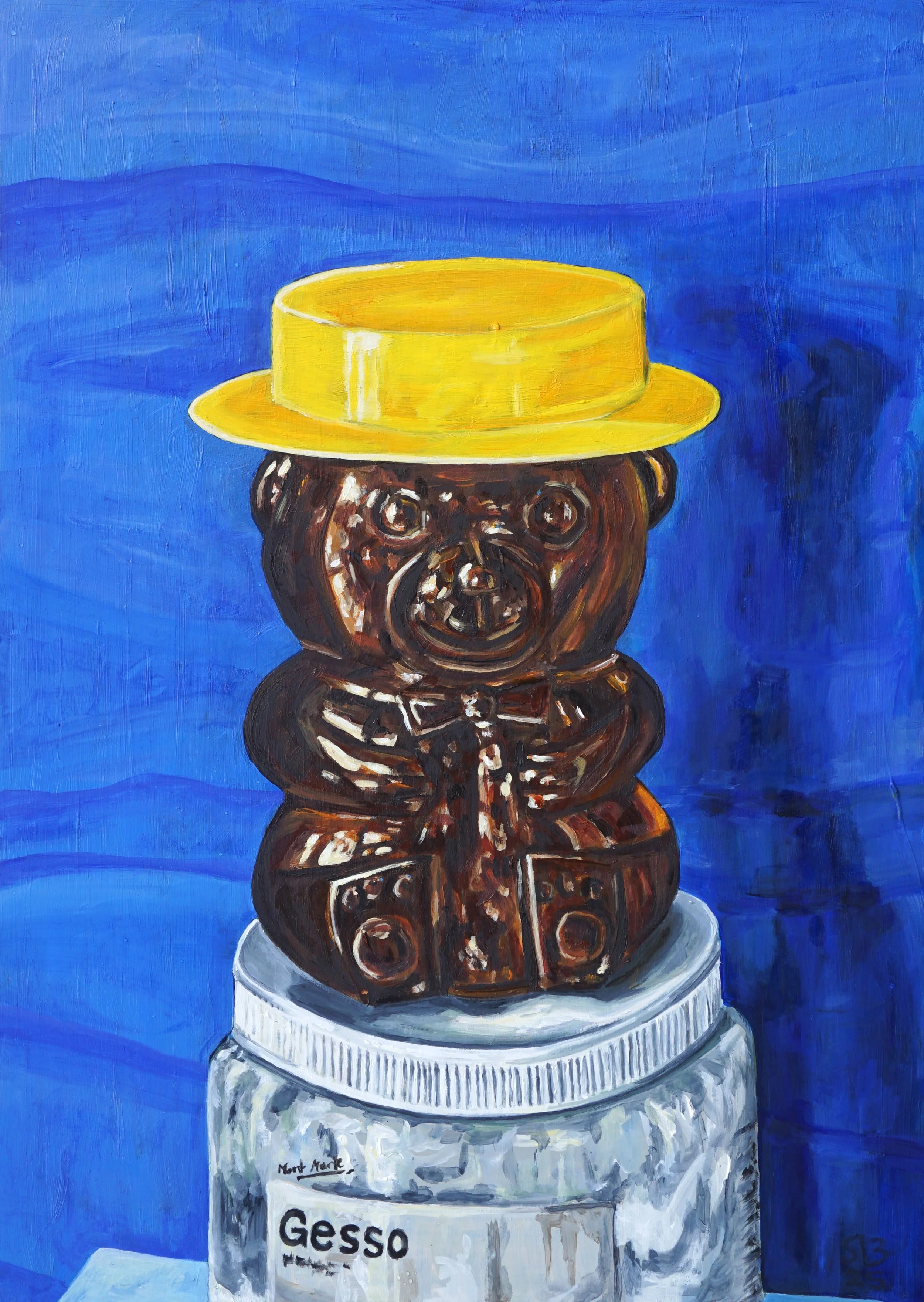 The Berrima Bear, oil on foam board, 42 x 29.5cm