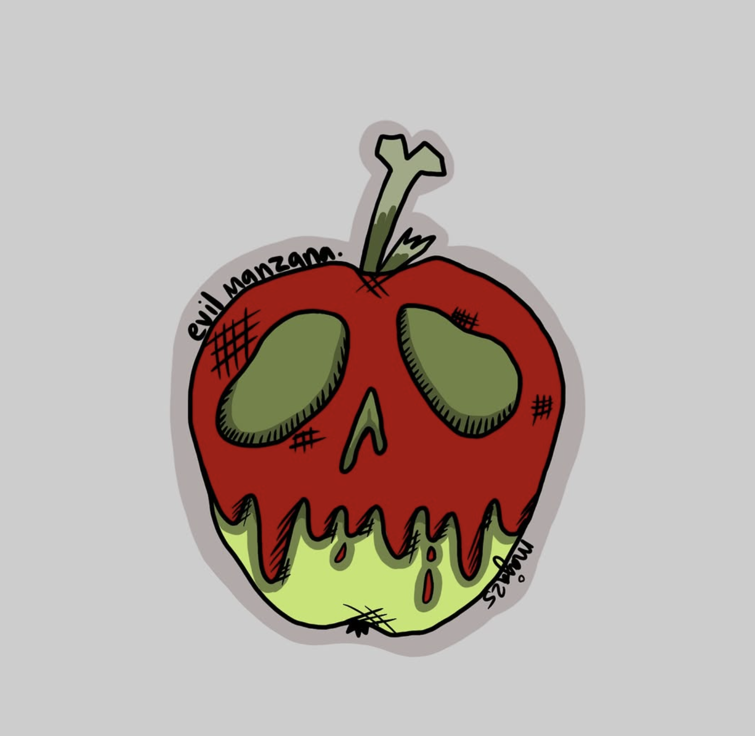 evil manzana