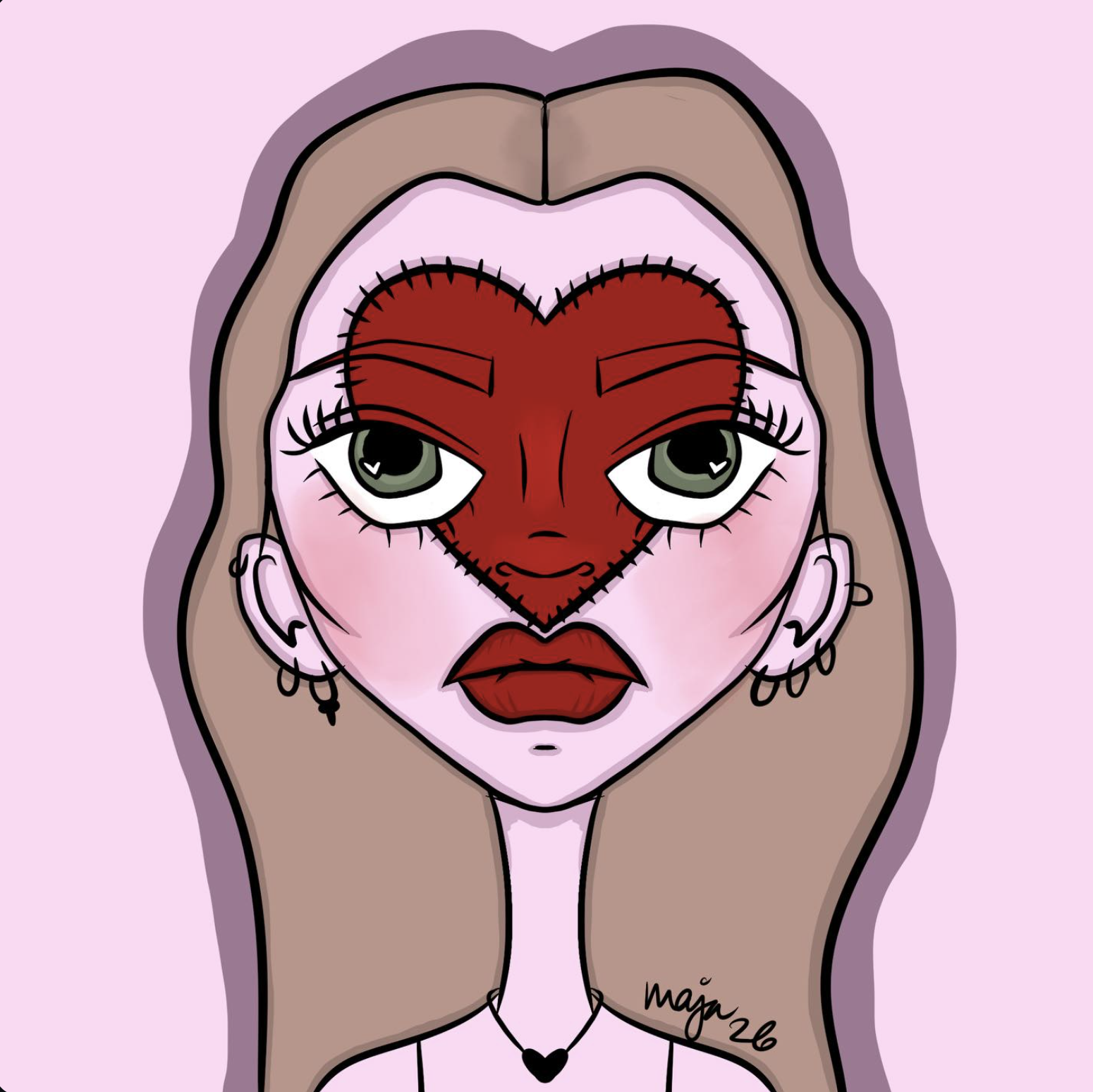 i wear my heart on my face