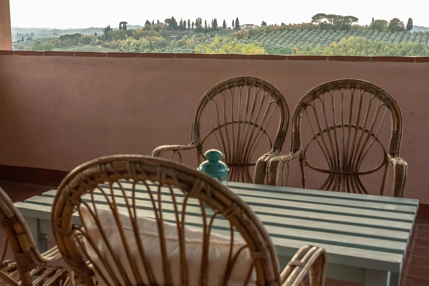 Giaggioli, terrace