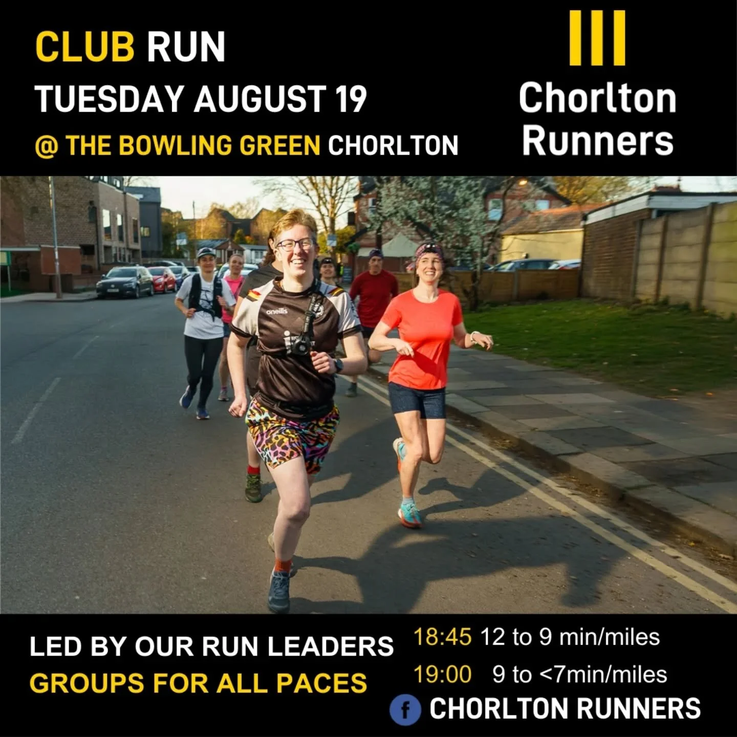 THIS WEEK - 18/08/2025

Get your week going with our club runs and sessions this week! 🏃💨👟👏

Loads to get involved with, for everyone at all abilities... 
* Tuesday Club Run - 18:45 &amp; 19:00 @ The Bowling Green
* Tuesday Speed Sessions - 1
