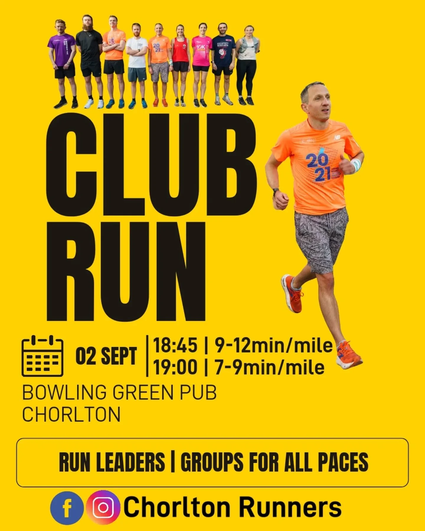 01/09/2025

Get your week going with our club runs and sessions this week! 🏃💨👟👏

Loads to get involved with, for everyone at all abilities... 
* Tuesday Club Run - 18:45 &amp; 19:00 @ The Bowling Green
* Tuesday Speed Sessions - 18:30 @ turn 