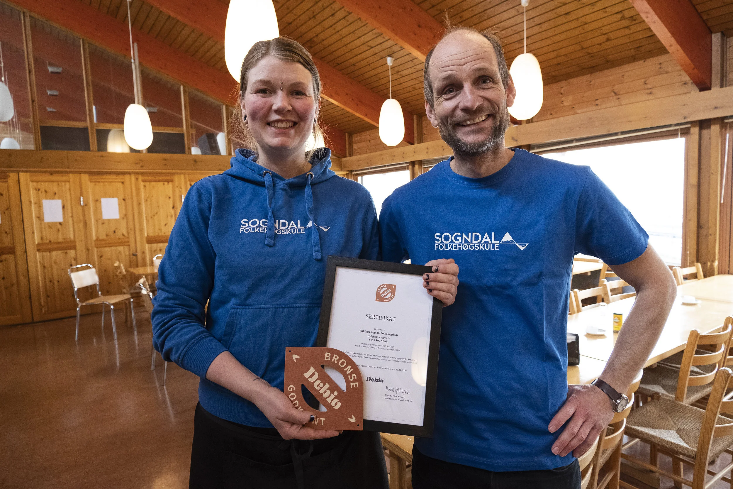 Sogndal Folk High School has become Debio certified! 