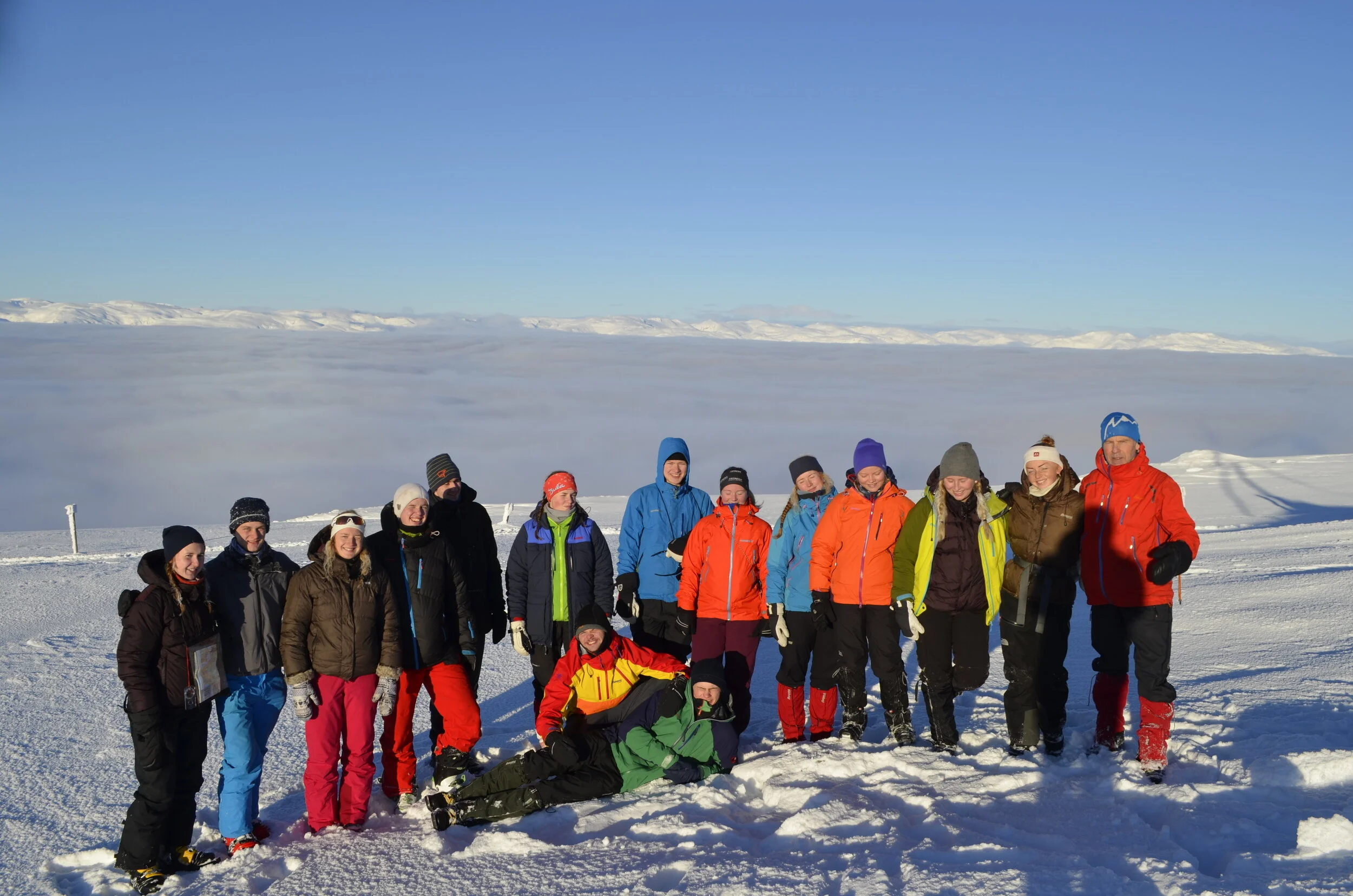 To the mountains in all conditions!