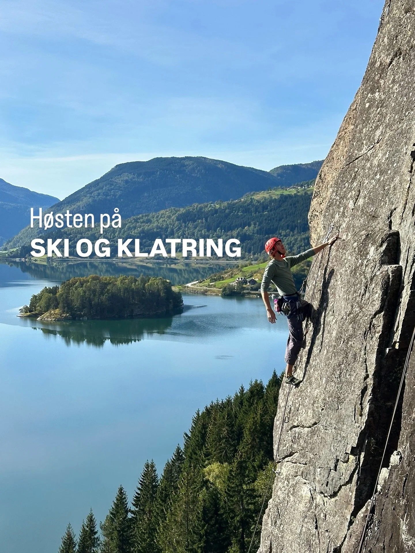 H&oslash;sten p&aring; Ski og Klatring og halvt&aring;rskurset Klatring h&oslash;st har best&aring;tt av mange dager med klatring 🧗&zwj;♀️ b&aring;de ute p&aring; klatrefeltet, i n&aelig;romr&aring;det og p&aring; isbre! 

Like ved skolen ligger kla