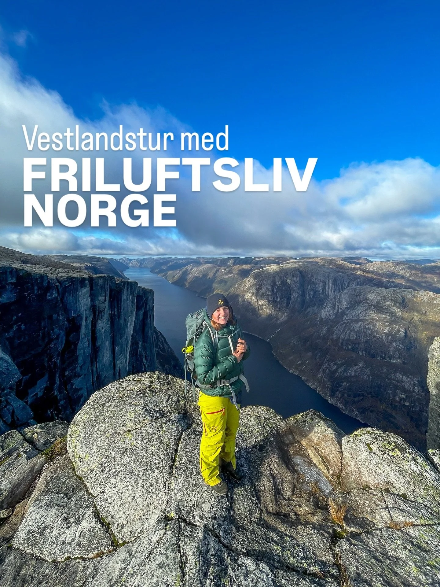 Friluftsliv Norge har opplevd vestlandet på sitt beste. De reiste rundt hele Lysefjorden fra hytte til hytte og fikk noen fantastiske utsikter. Som avslutning på studieturen tok de et par netter i telt i Odda for å ta turen til Trol