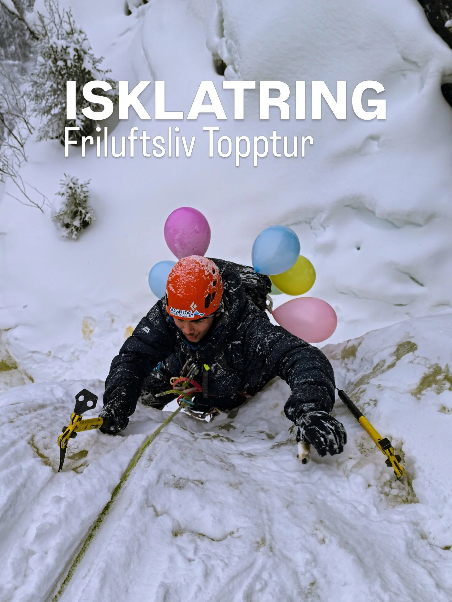 Friluftsliv Topptur var p&aring; isklatring i Hallingdal. F&oslash;rste dag var de i Golsjuvet. Dag to var det feiring av 18 &aring;rsdag med bursdagsfest for Oscar opp den hundre meter lange Flagetfossen i Hemsedal. 🎈

#folkeh&oslash;gskole #isklat