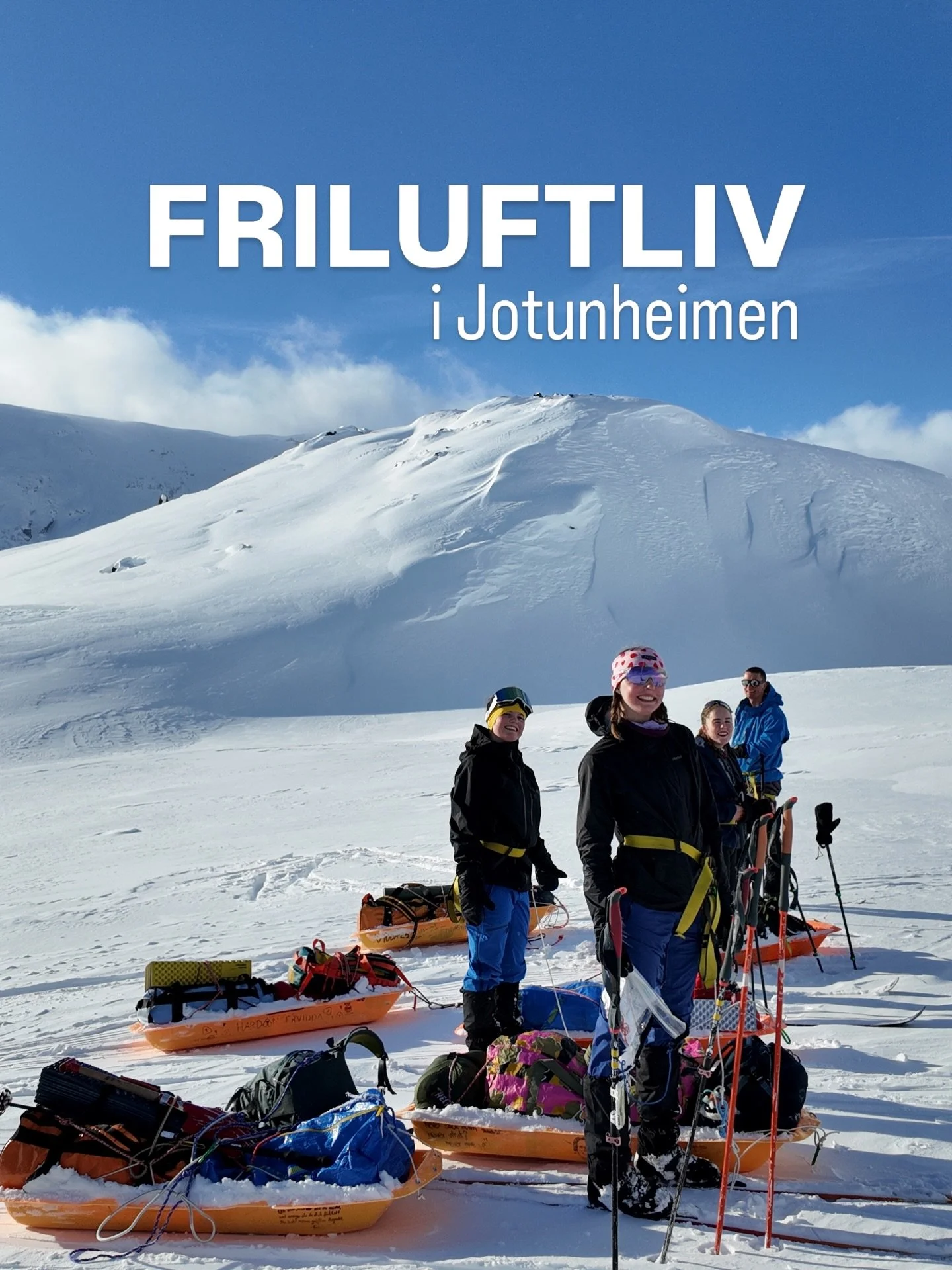 Friluftsliv har v&aelig;rt p&aring; ekspedisjon - i hjertet av Jotunheimen. En firedagers tur med telt og pulk, p&aring; vei inn mot Olavsbu. ⛺️❄️

#friluftliv #folkeh&oslash;gskule