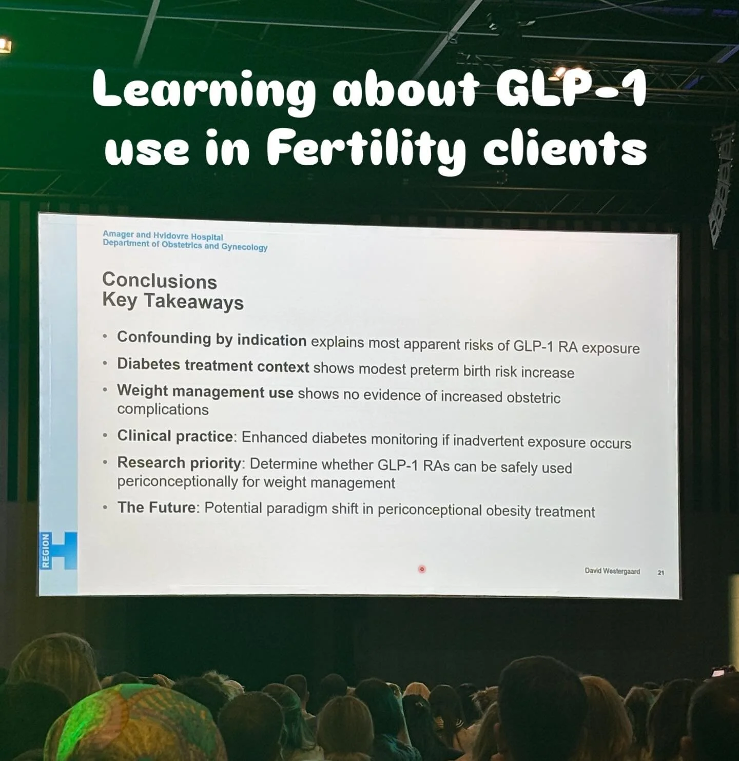 At ESHRE learning from the latest research. #eshre2025 #GLP-1 #fertilitysupport #fertilityspecialist #eshreparis2025 #continuoslearning #researchbasedtherapy