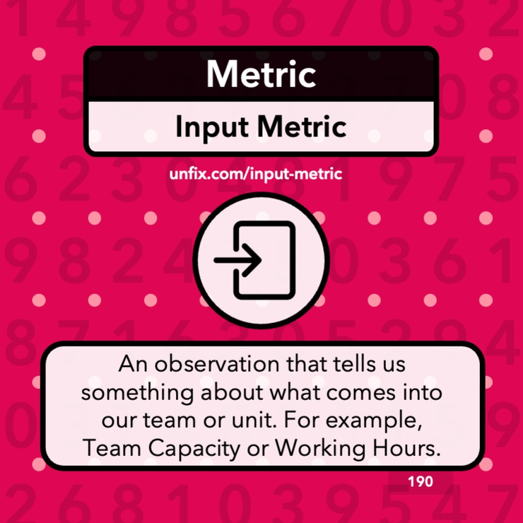 Input Metric — unFIX