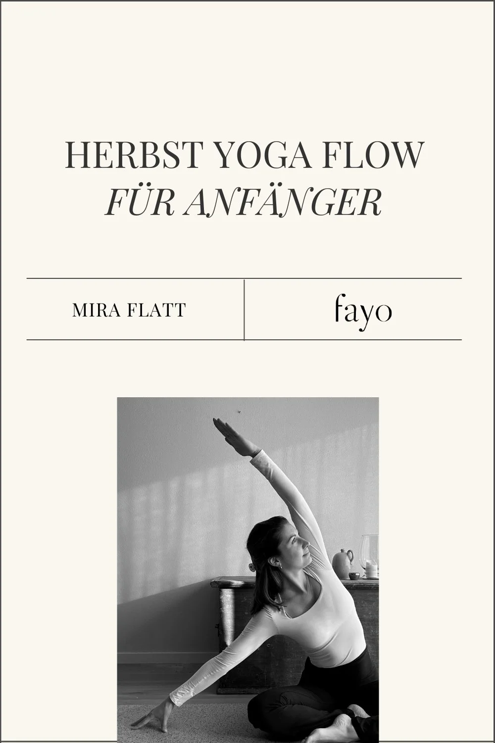 Finde deine Balance: Herbst Yoga Flow für Anfänger