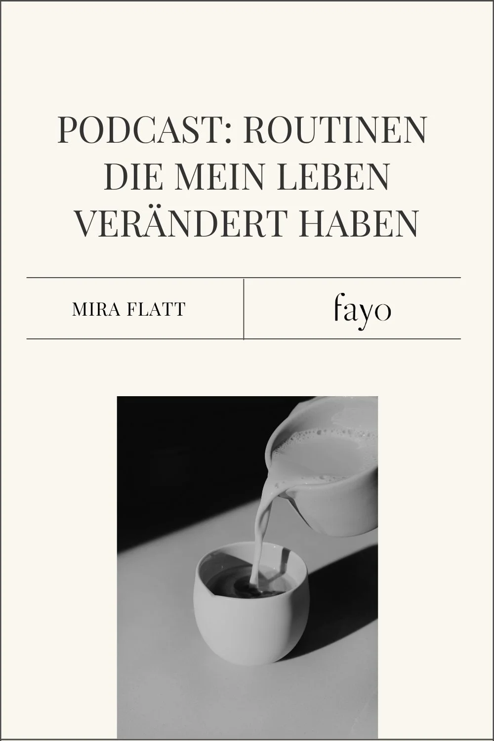 Podcast: Routinen, die mein Leben verändert haben