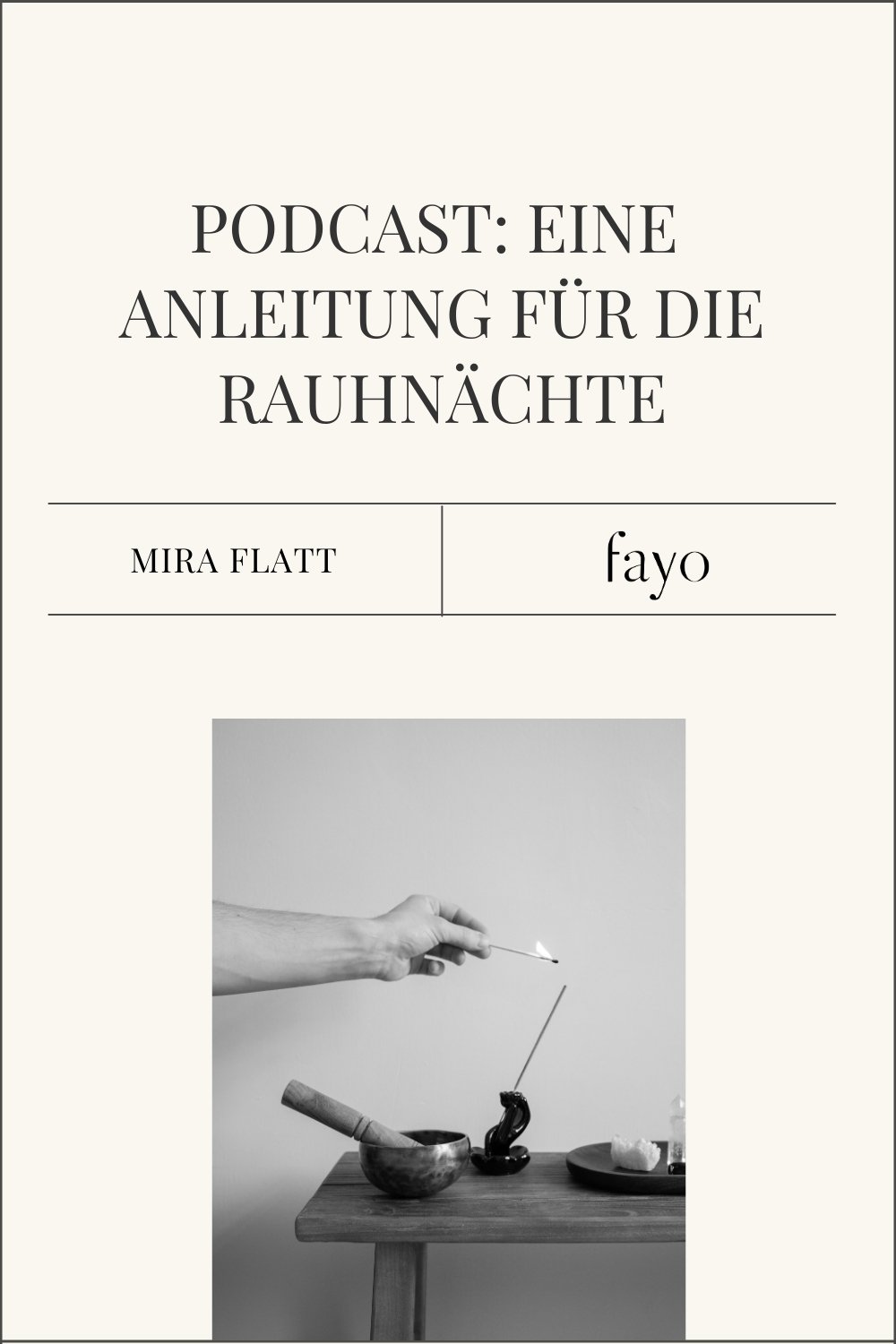 Podcast: Eine Anleitung für die Rauhnächte