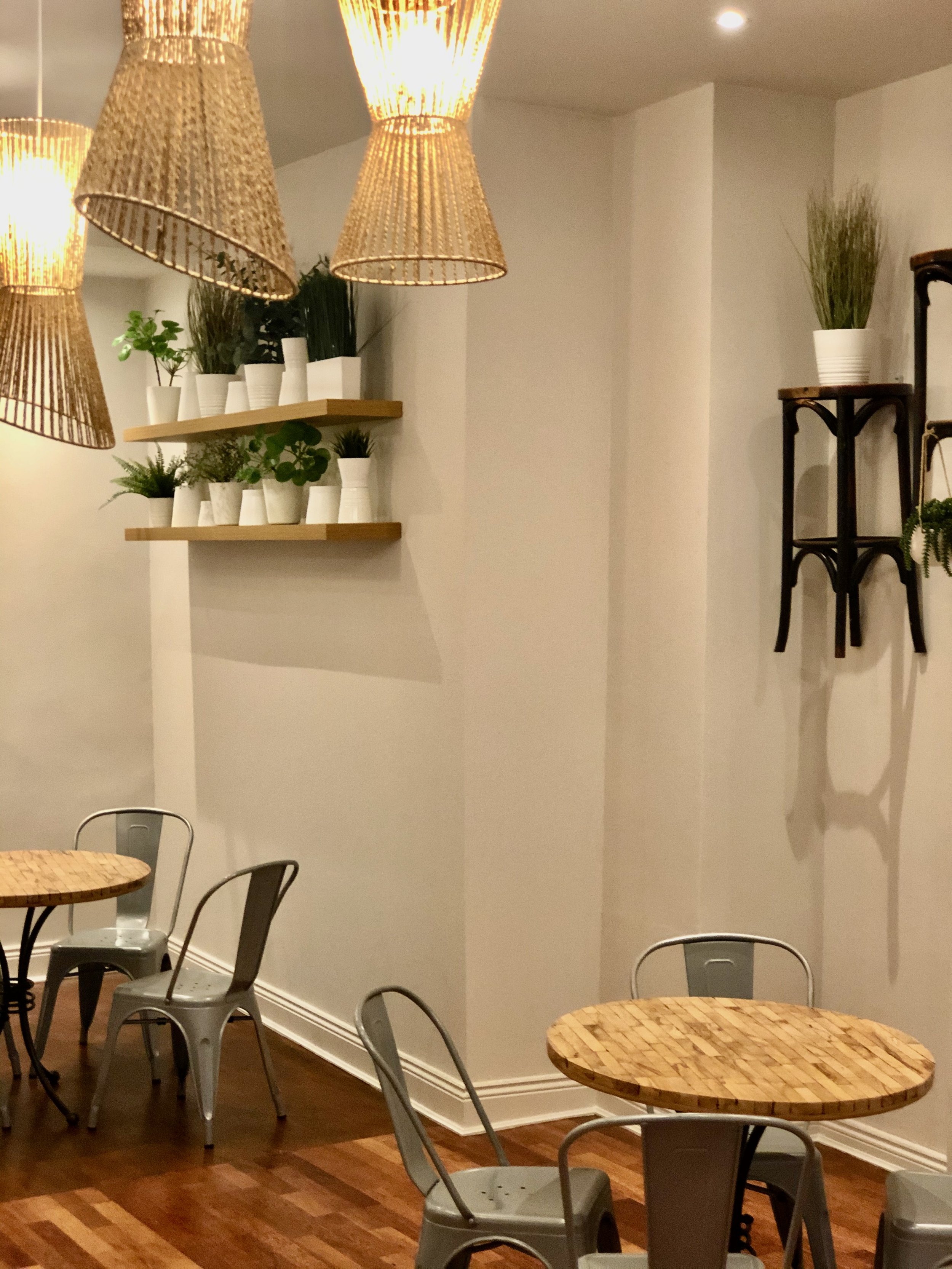 brand interior fit-out, shelves, furniture, lighting, wall decor