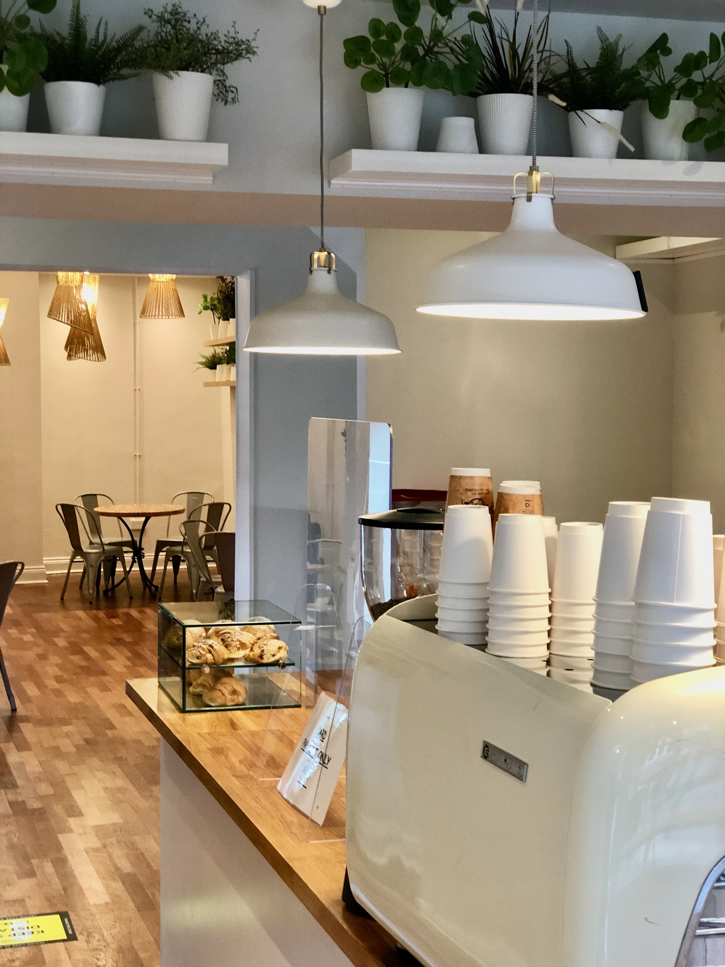 brand interior fit-out, shelves, furniture, lighting, wall decor