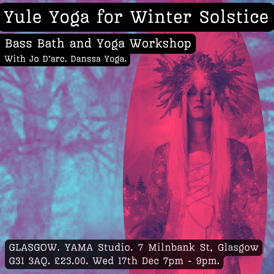Yule Yoga and Bass Bath with Danssa Yoga and Sound 