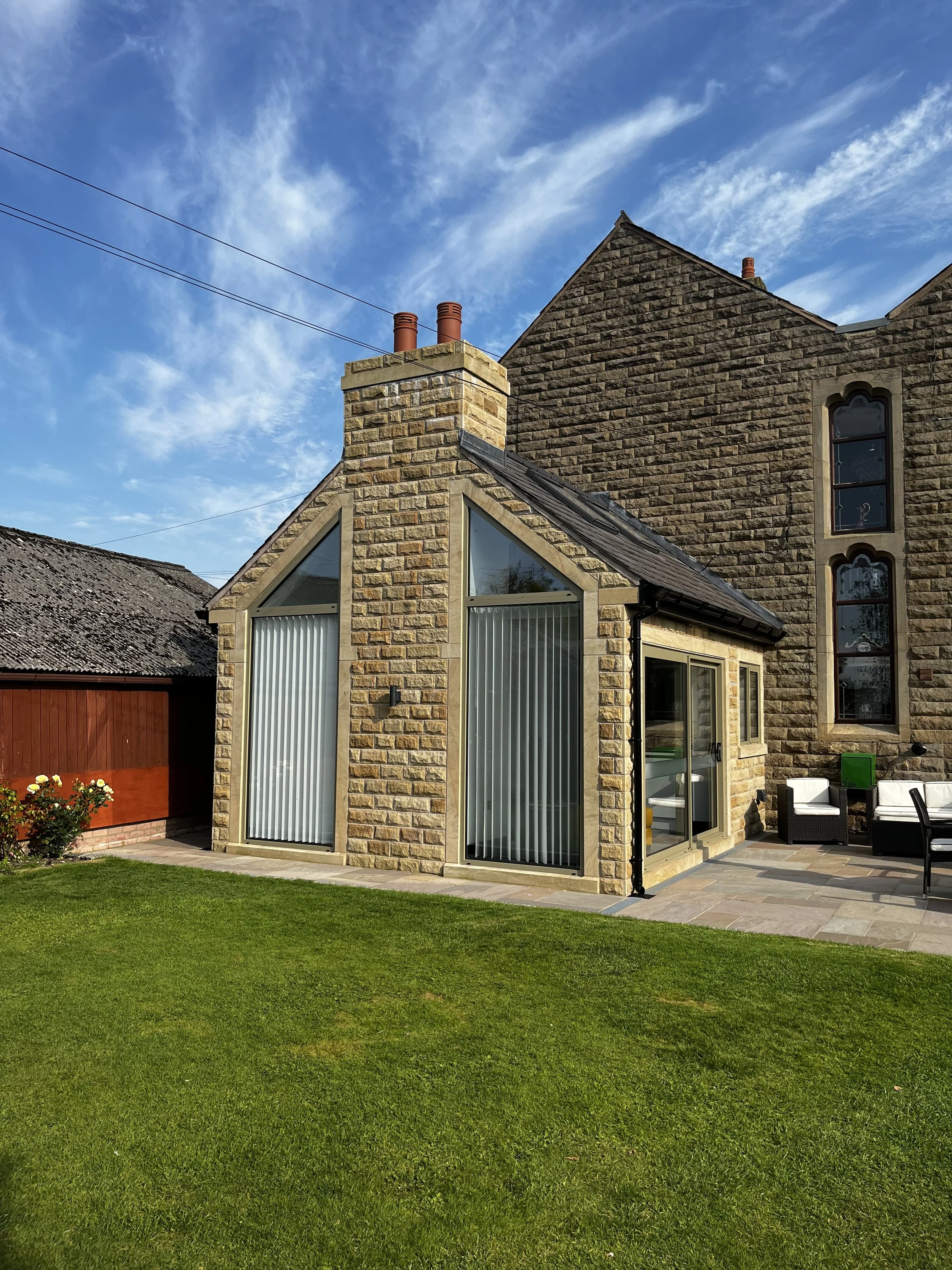 Stone and Glass Extension