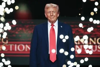 Donald Trump pictured in The Atlantic