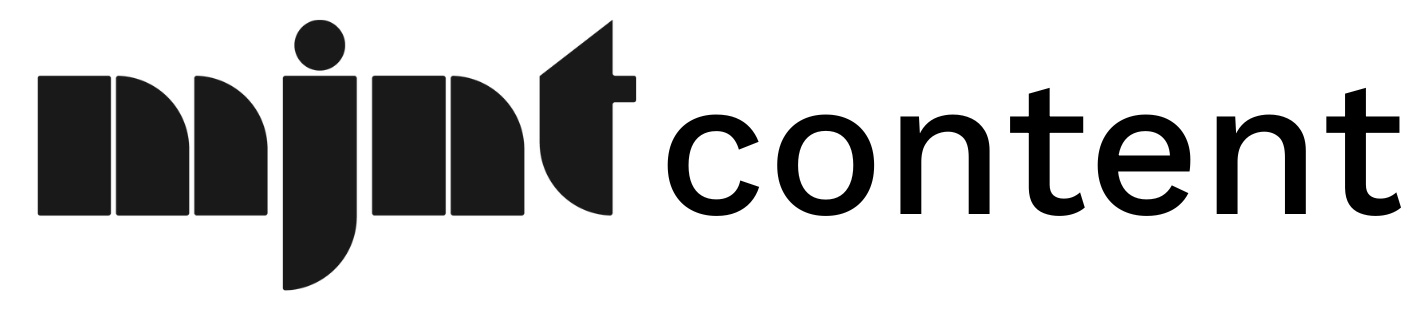 Logo von mjnt. in Schwarz
