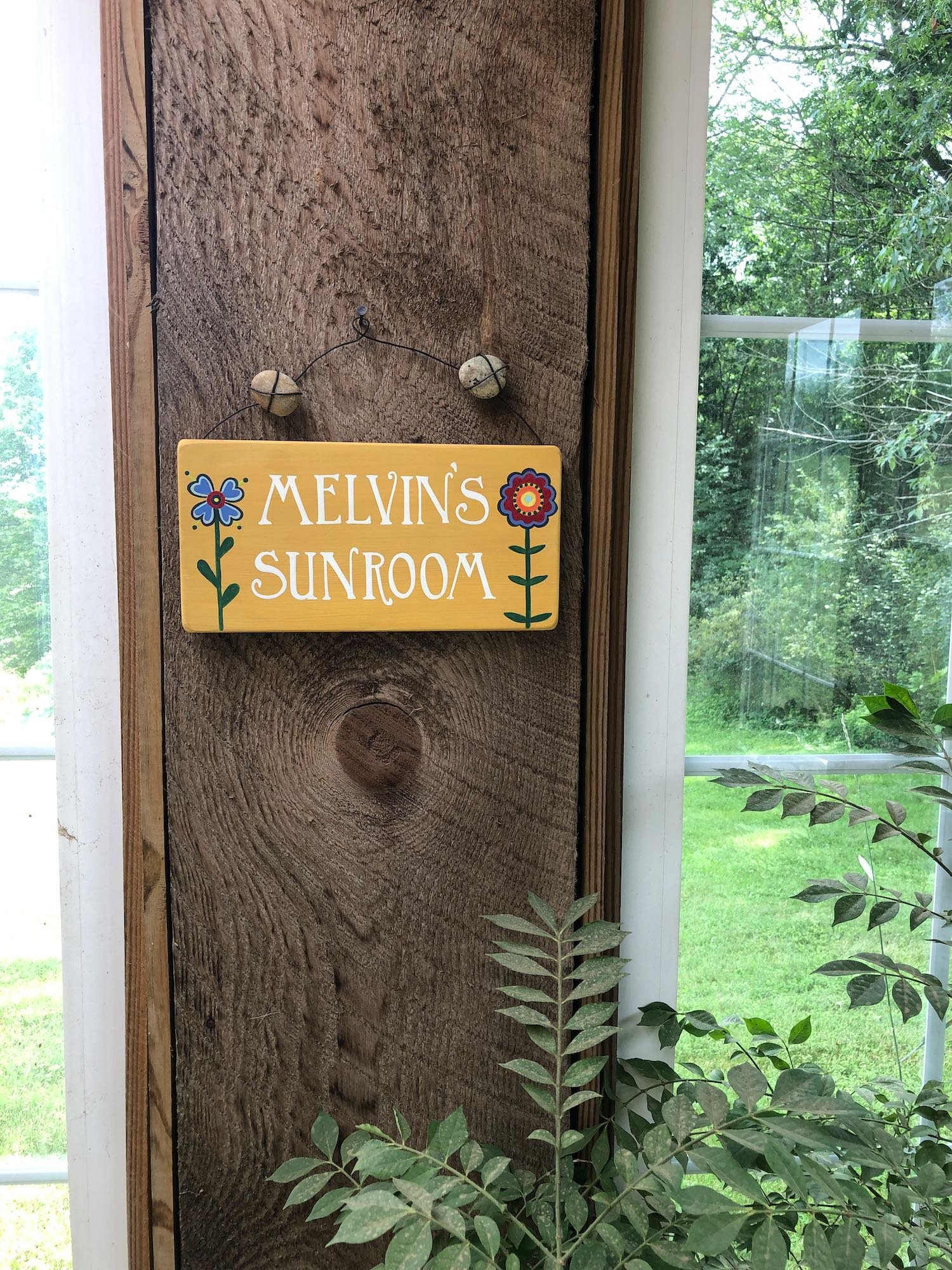Our sweet friend Tiffany made beautiful signs for each of the sunrooms. She also made our gorgeous welcome sign.