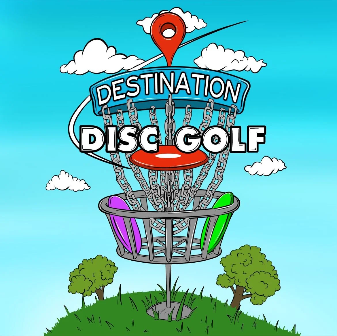 Gnarley Nick Baxter, Raleigh Based Artist Destination Disc Golf