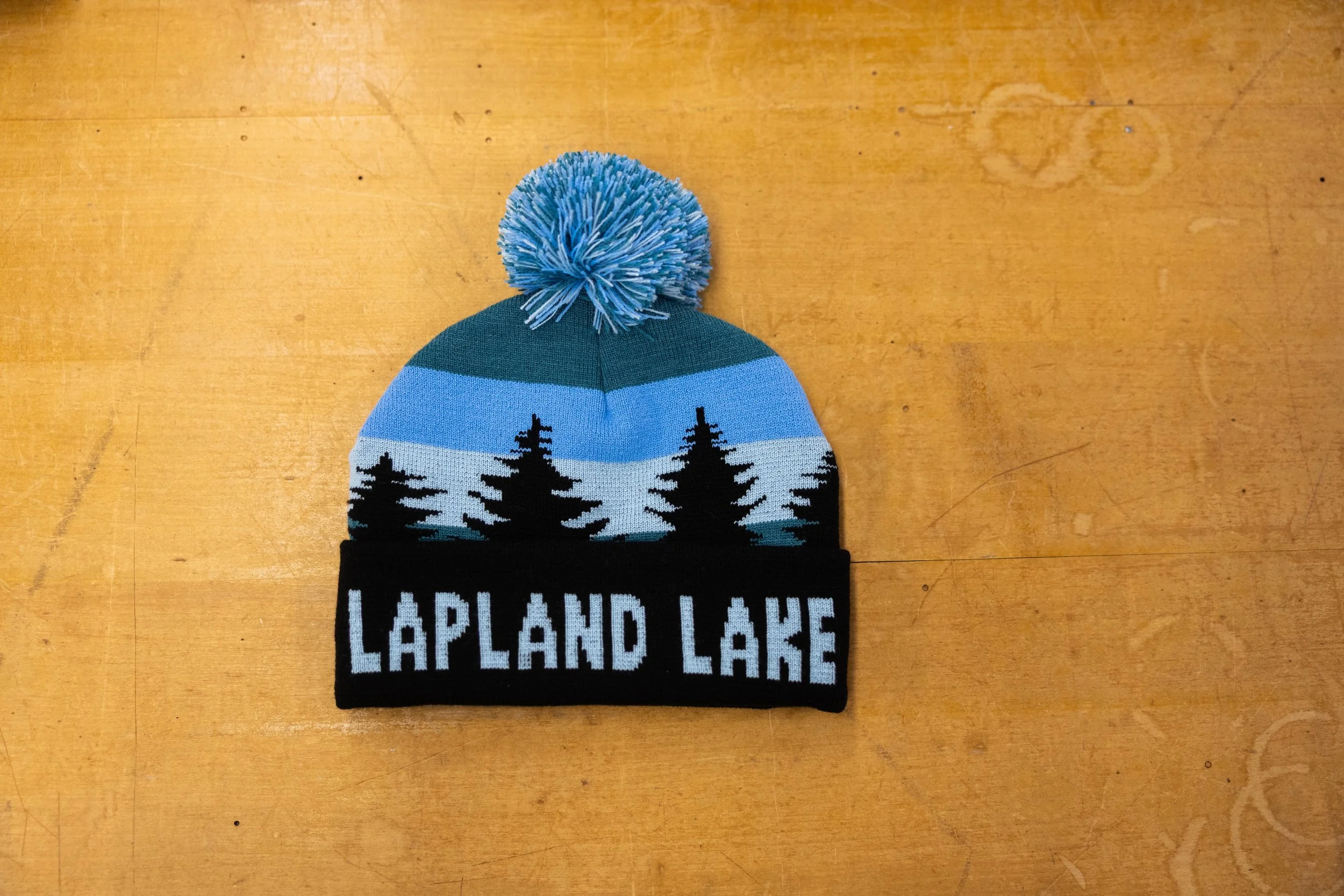 lapland lake custom beanie