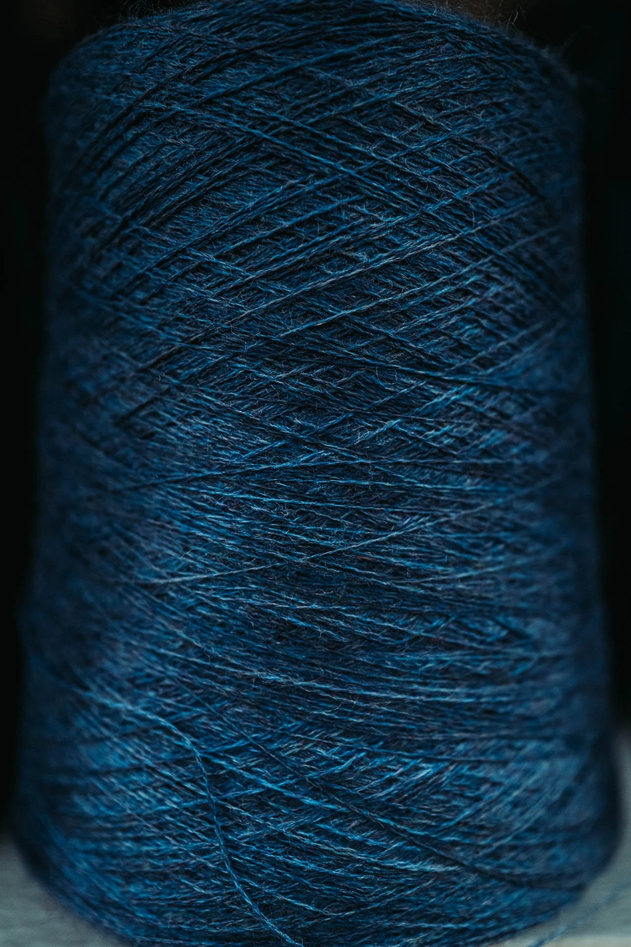 macro photo of yarn used for beanies
