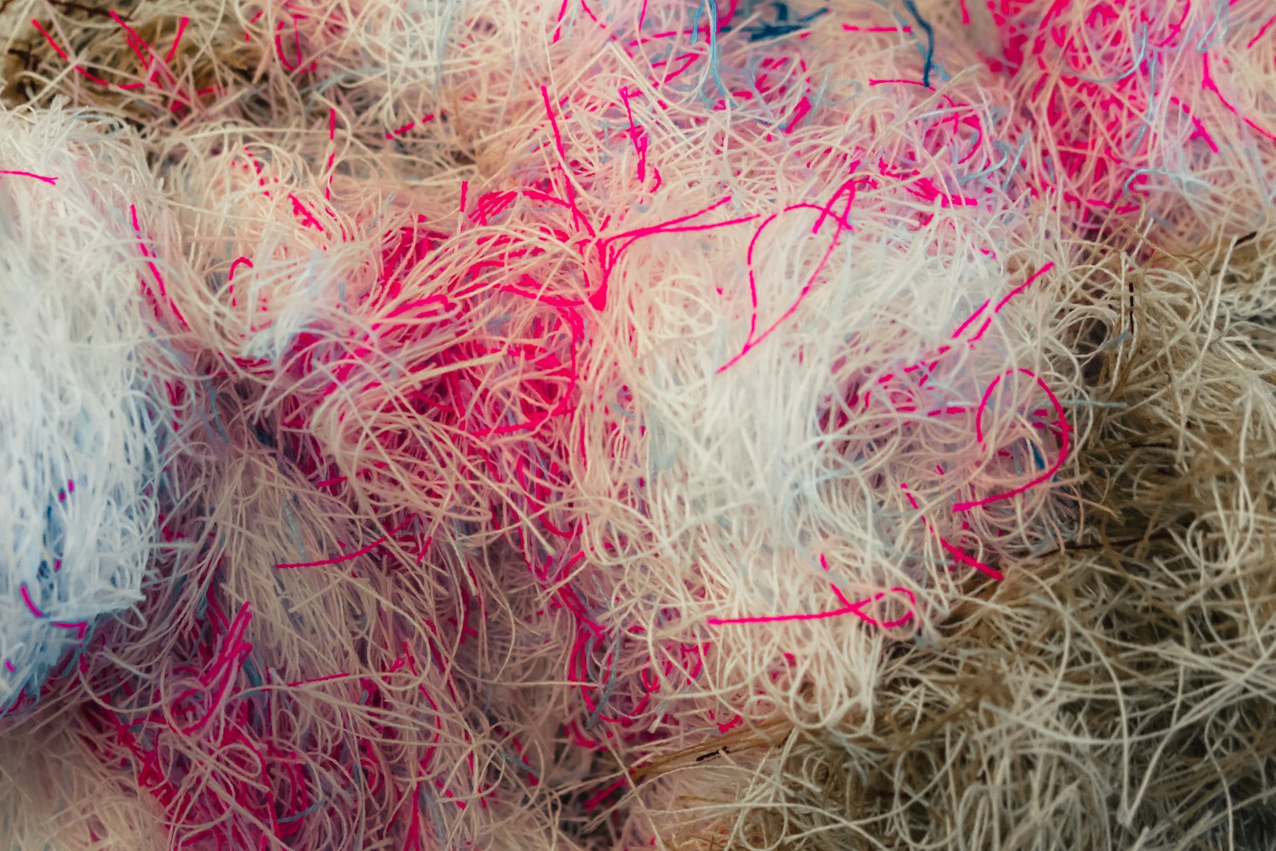 recycled yarn material for beanies