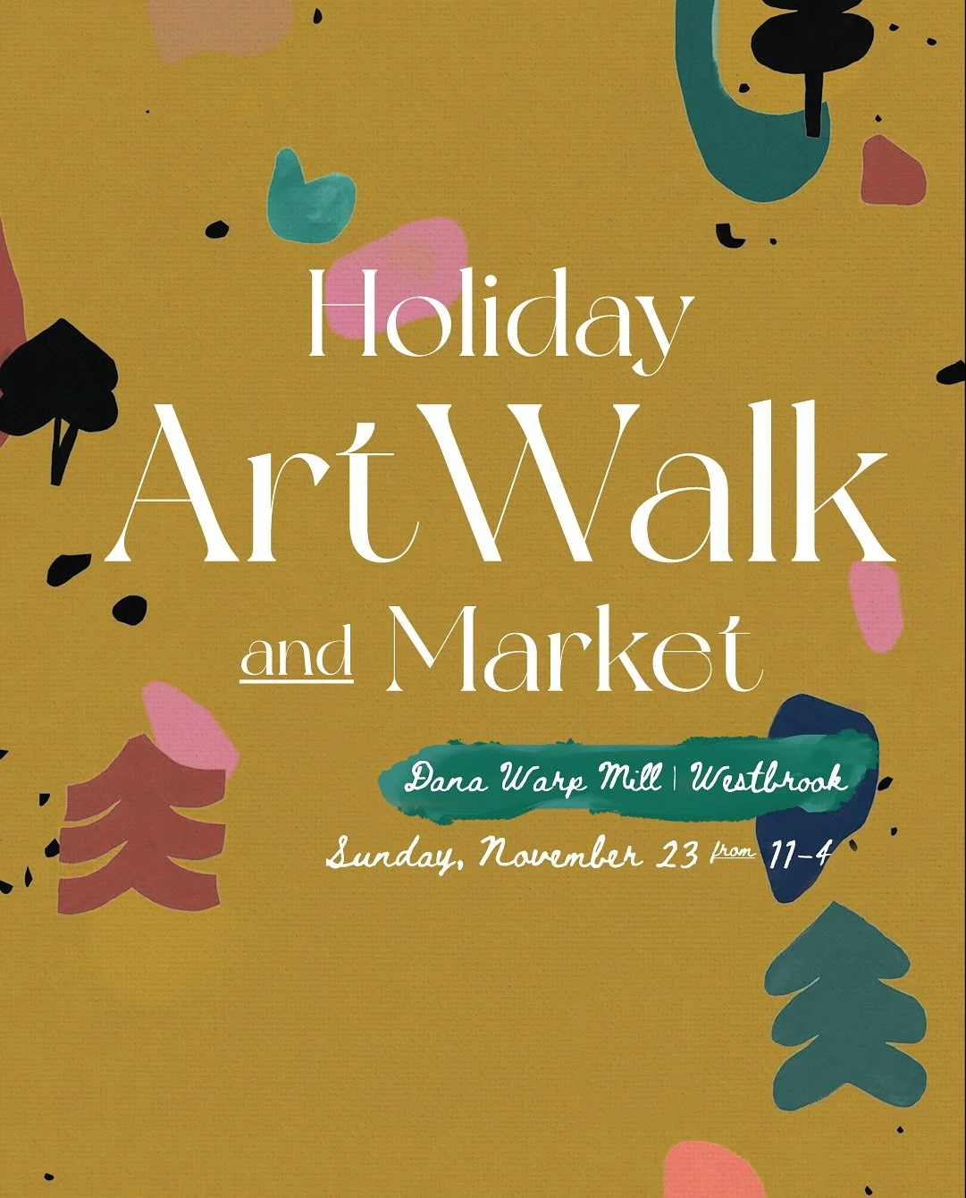 We are so excited to take part in the Holiday Art Walk this year! Stop by our studio to say hello, take part in our raffle photo giveaway, and checkout the work from a number of talented artists we are hosting in our studio! :)

This is truly such a 