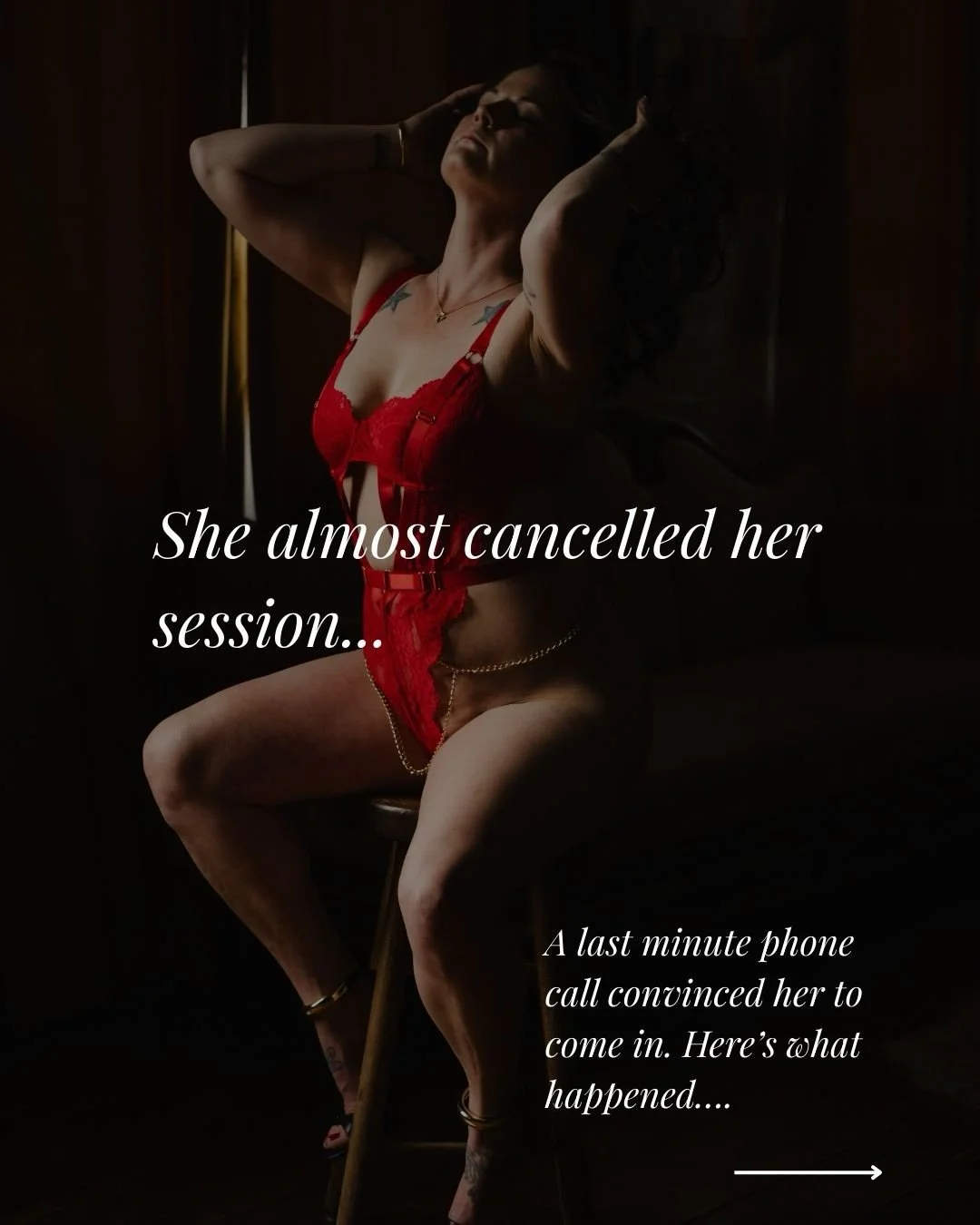 No one walks in confident.

They walk in nervous.

Our job isn&rsquo;t just lighting and posing.

It&rsquo;s showing you what&rsquo;s already there.

If you&rsquo;ve been waiting for a sign&hellip; this is it. ✨

Comment it DM us &ldquo;READY&rdquo; 