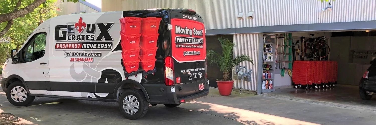 Moving Boxes in Houston delivered by Geaux Crates