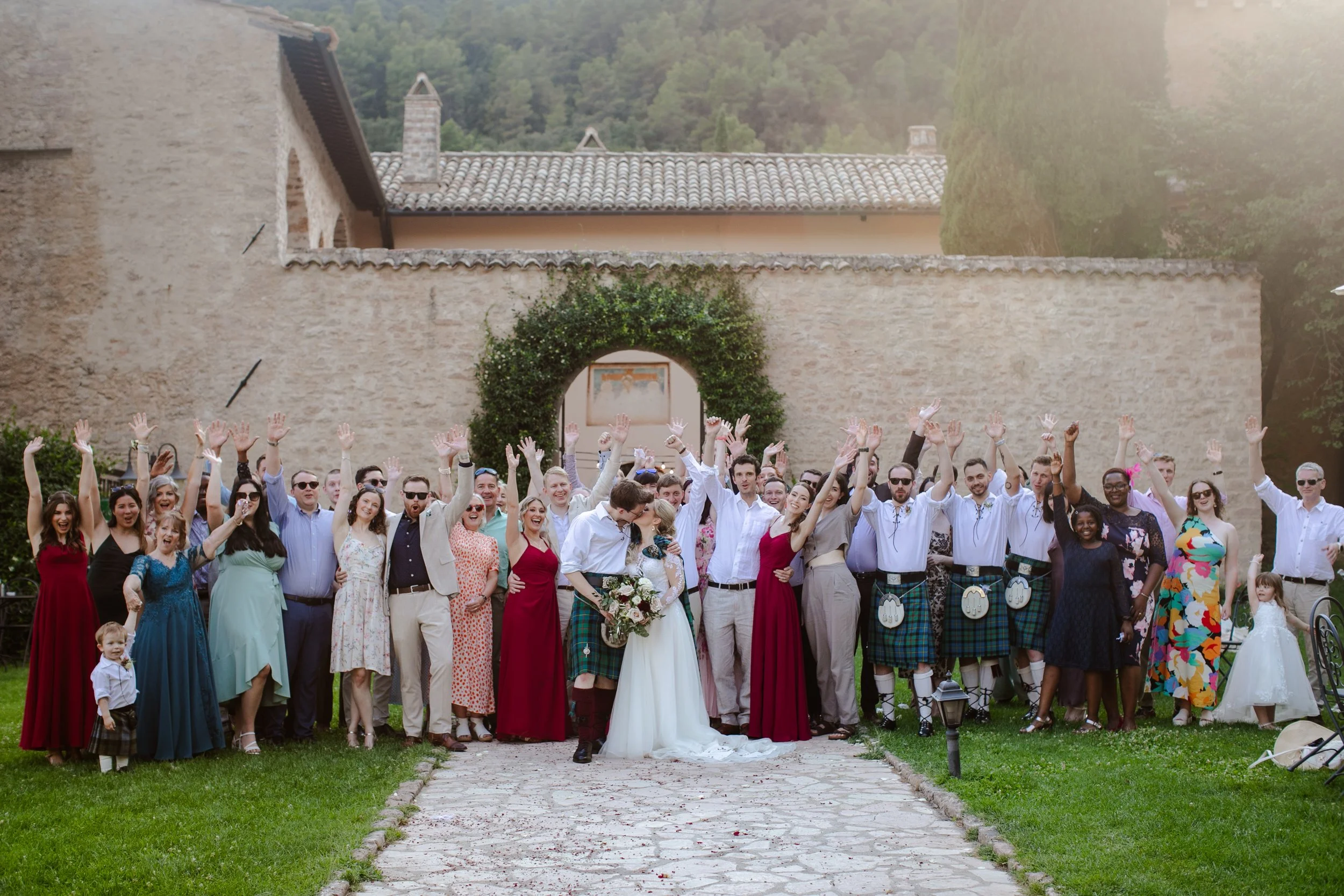 A Romantic Scottish Wedding in the Heart of Italy – Abbazia San Pietro in Valle