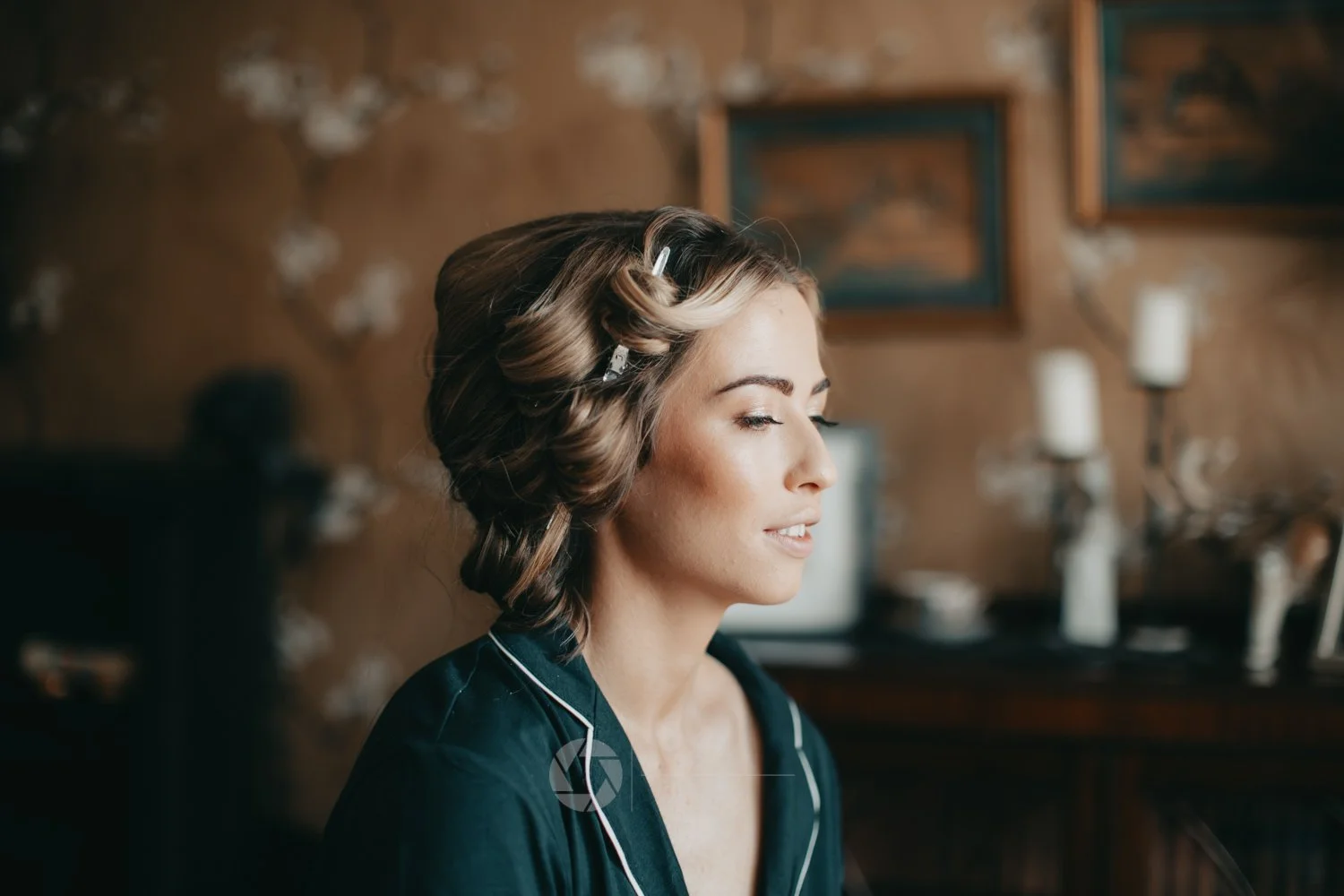 Wedding photography Glasgow getting ready natural moments