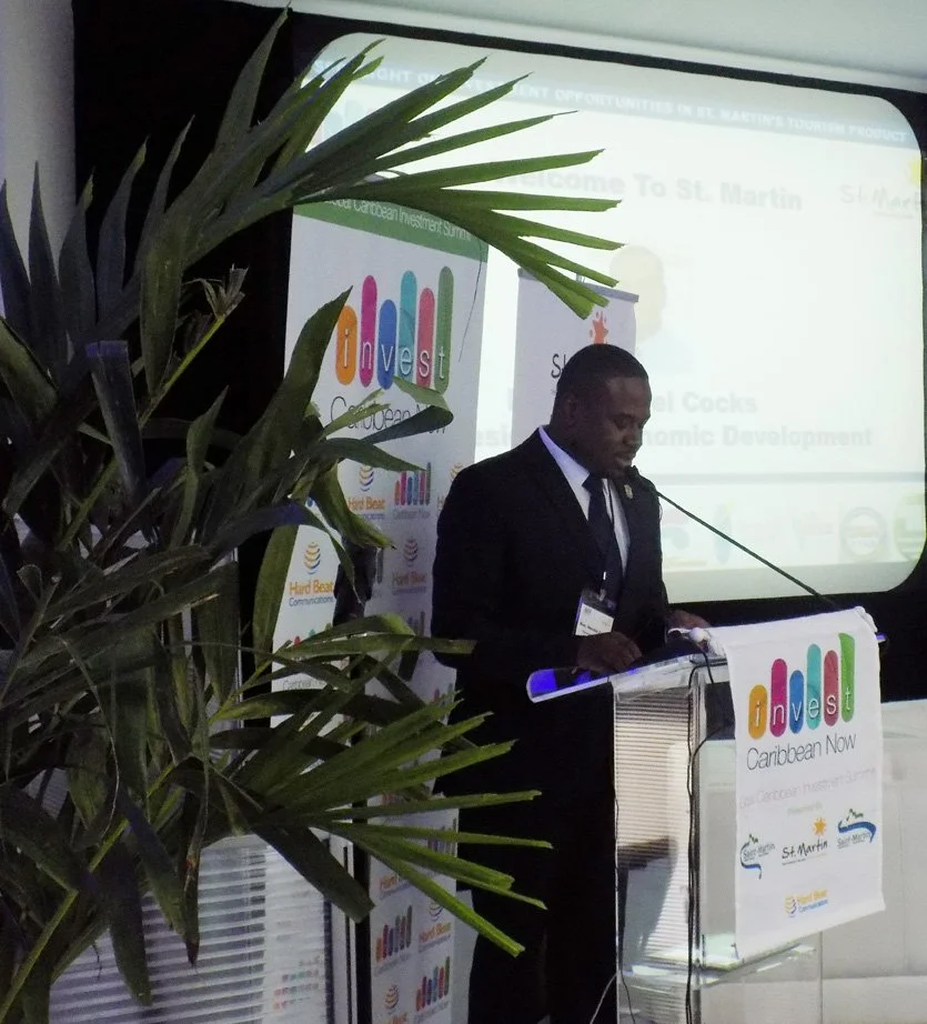 Hon. Wendel Cocks, former vice-president in charge of the Economic Development Sector of the Collectivité of Saint-Martin