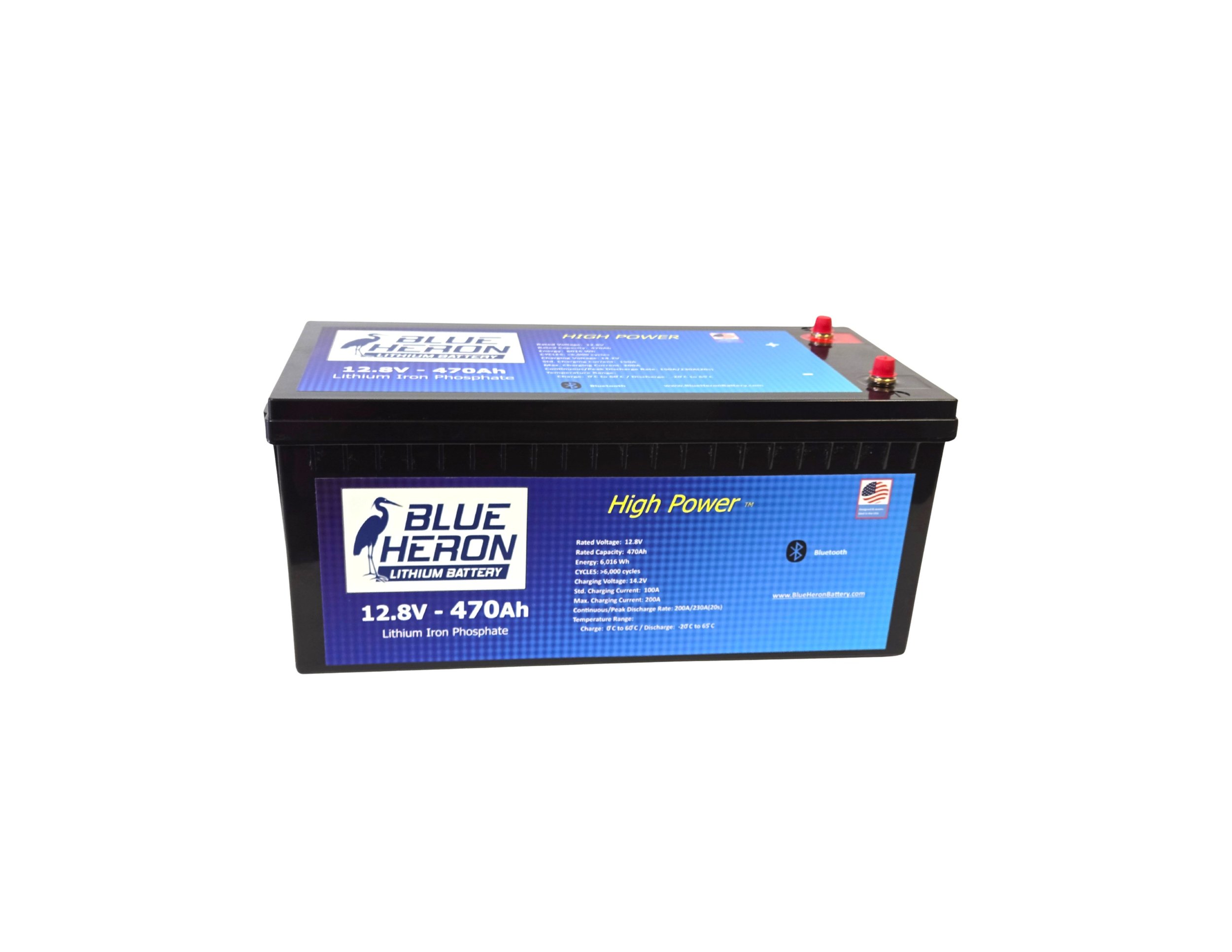 470Ah High-Power 12.8V - Amazing Game-Changing Power - Marine and RV Battery