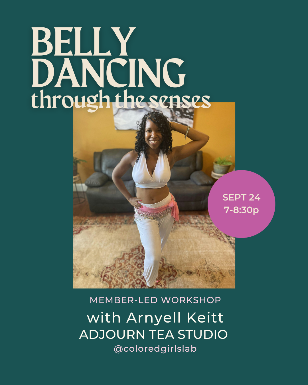 Belly Dancing Through the Senses (Member-Led Workshop)