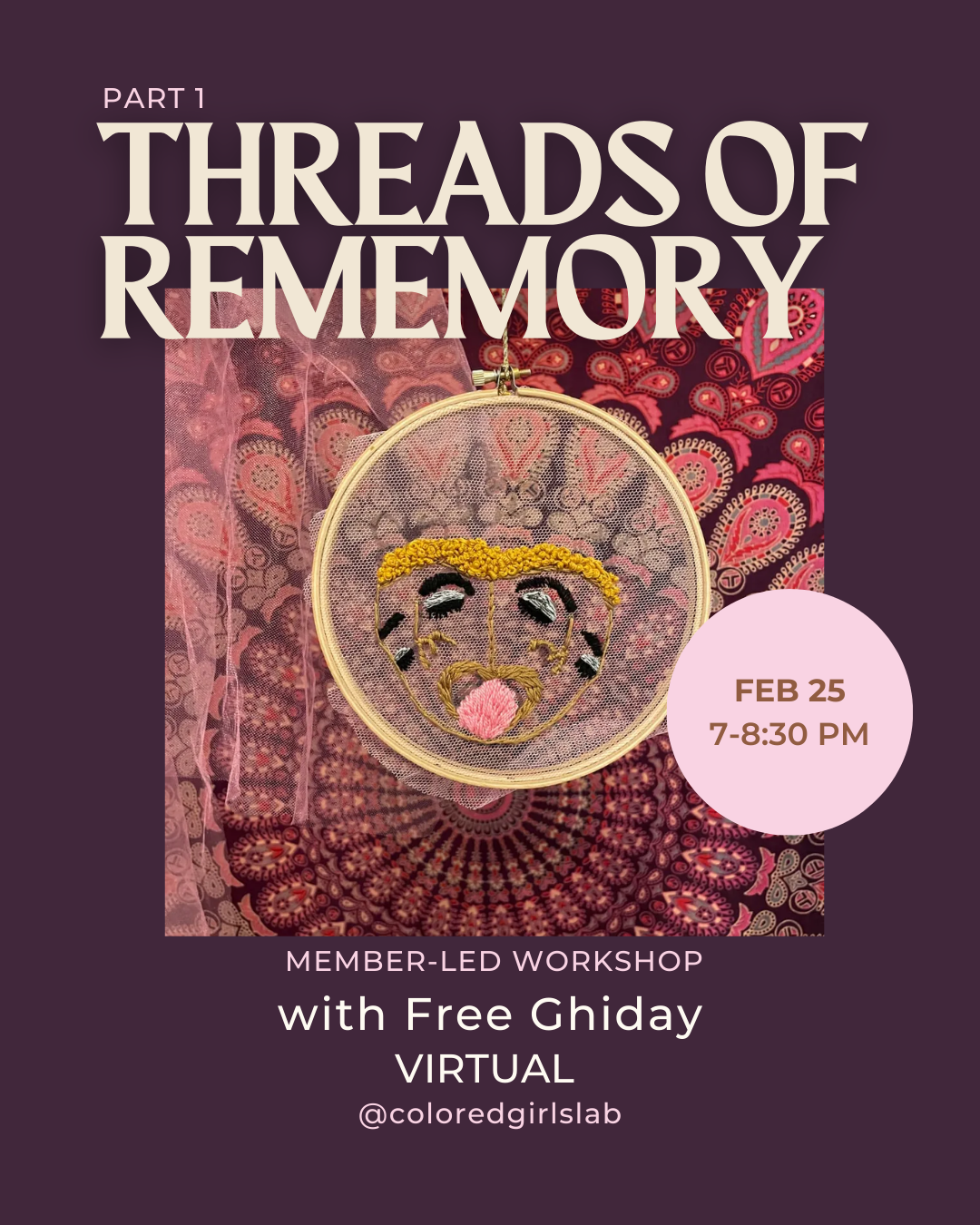 Threads of Rememory, Part 1