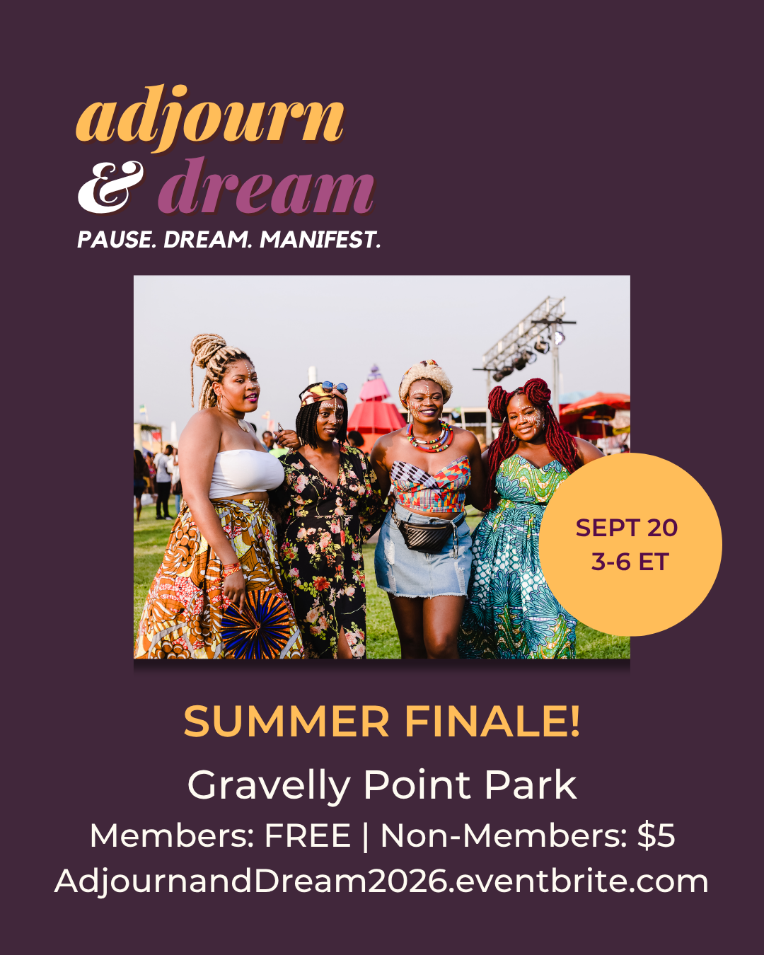 Adjourn &amp; Dream: Summer Finale