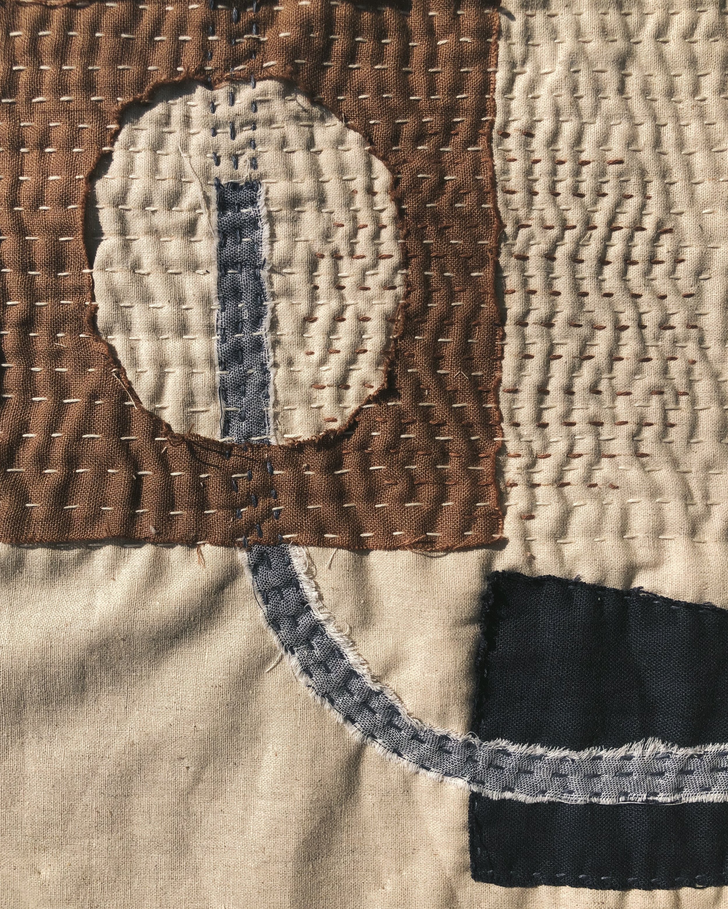 Close up dense hand quilting (Copy)